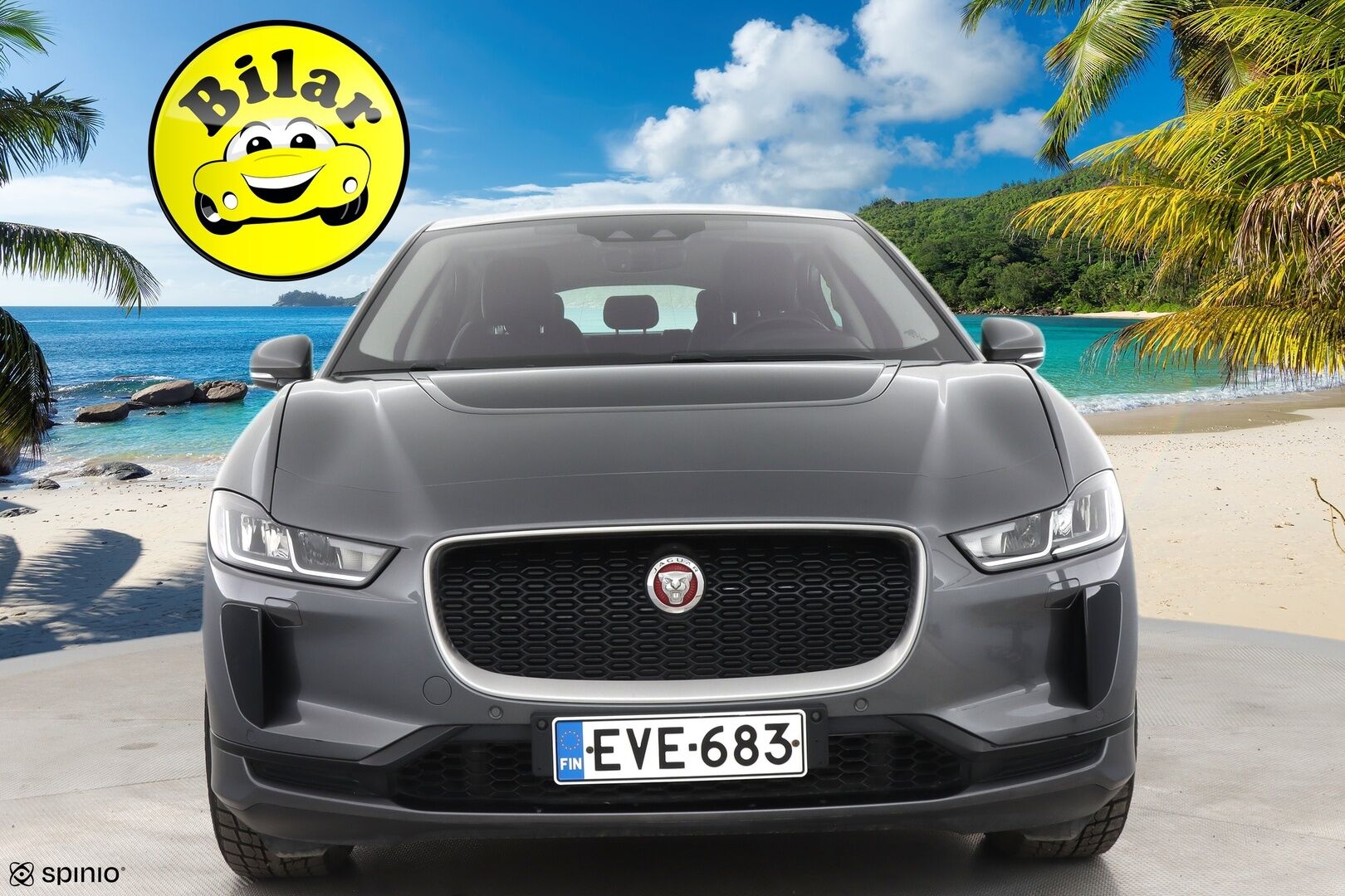 Jaguar I-PACE 2018 First Edition ** Myydään huutokaupat.com - | Meridian | Nahkaverhoilu | Lasikatto |