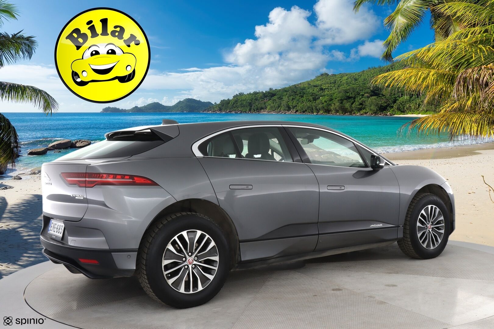 Jaguar I-PACE 2018 First Edition ** Myydään huutokaupat.com - | Meridian | Nahkaverhoilu | Lasikatto |