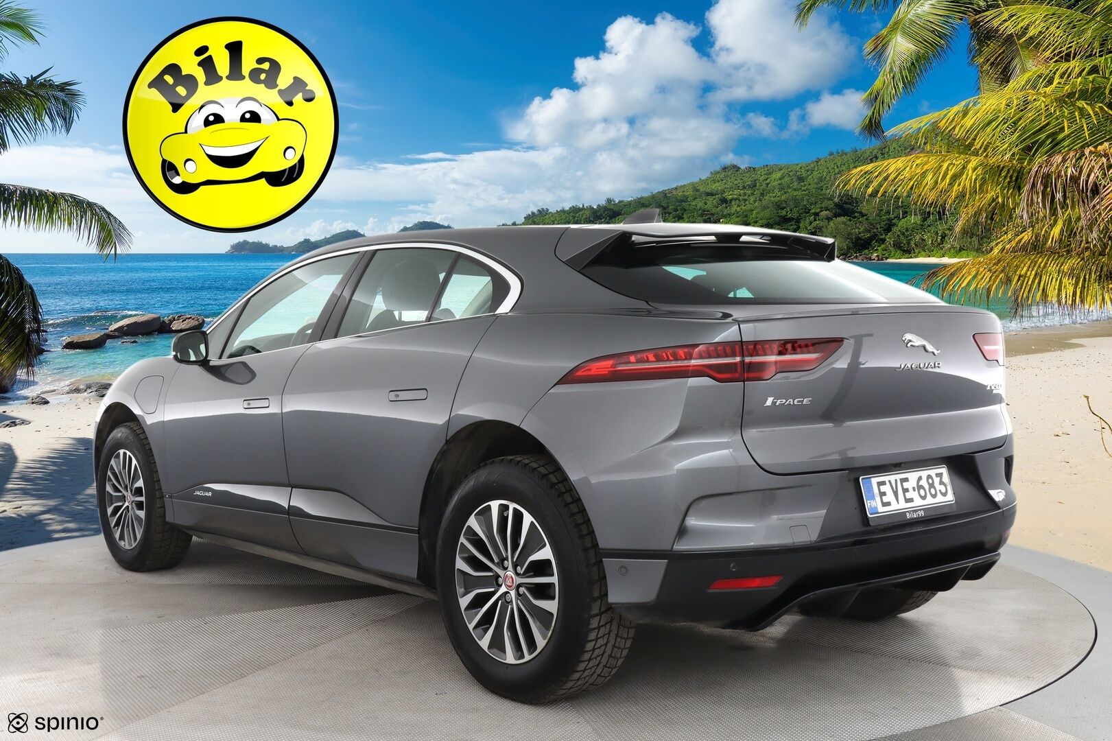 Jaguar I-PACE 2018 First Edition ** Myydään huutokaupat.com - | Meridian | Nahkaverhoilu | Lasikatto |