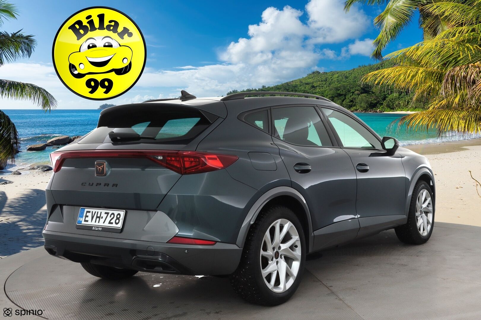 Cupra Formentor 2021 VZ 1.4 PHEV 180 kW e-HYBRID DSG * Koukku / ACC / LED / P.kamera / Digimittaristo / Keyless * - Akku kuntotarkastettu / Kahdet renkaat aluvanteilla / Merkkihuollot / 2x Latauskaapelit 