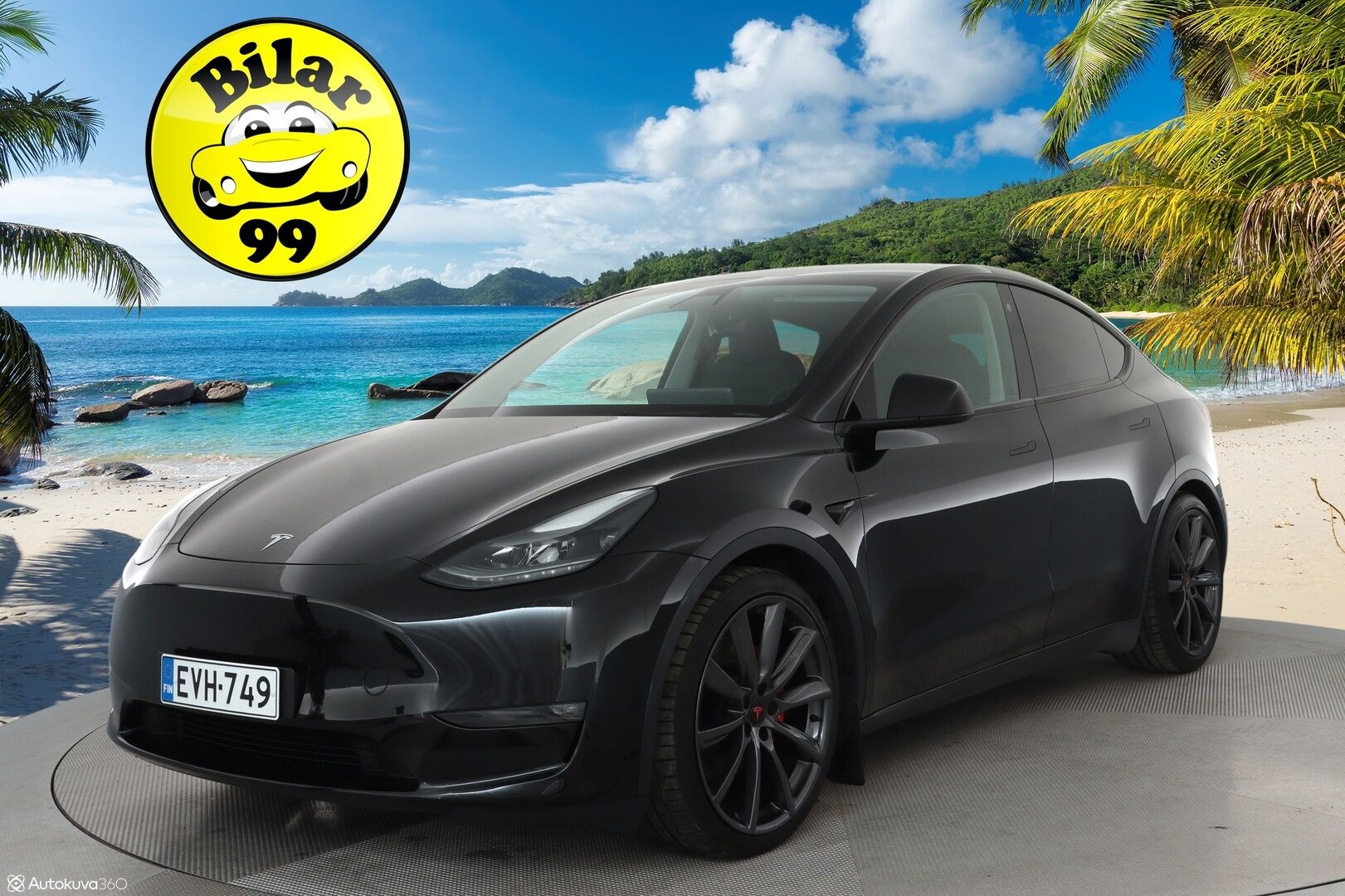 TESLA MODEL Y 2022 Performance **Koukku / Lämpöpumppu / Matrix LED / Panorama / Nahkasisusta / P.kamera / Premium Audio** - 3,99 % KORKOTARJOUS TÄHÄN AUTOON - 