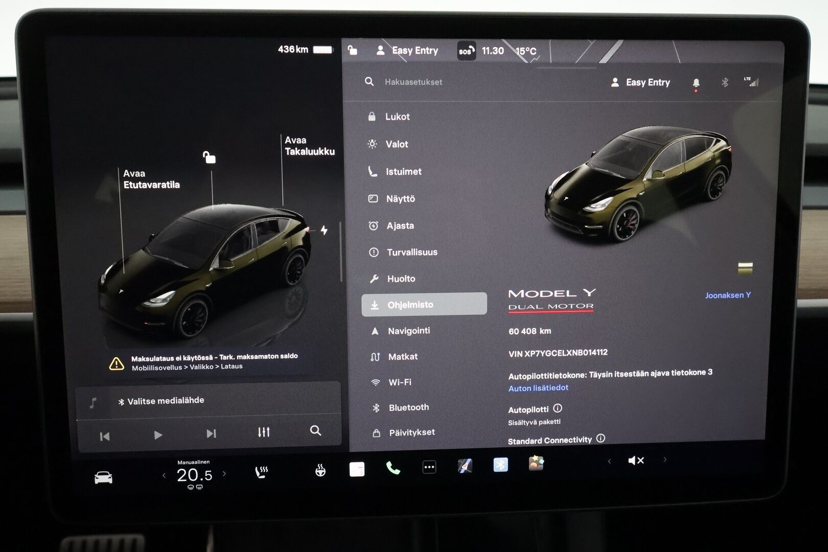 TESLA MODEL Y 2022 Performance **Koukku / Lämpöpumppu / Matrix LED / Panorama / Nahkasisusta / P.kamera / Premium Audio** - 3,99 % KORKOTARJOUS TÄHÄN AUTOON - 