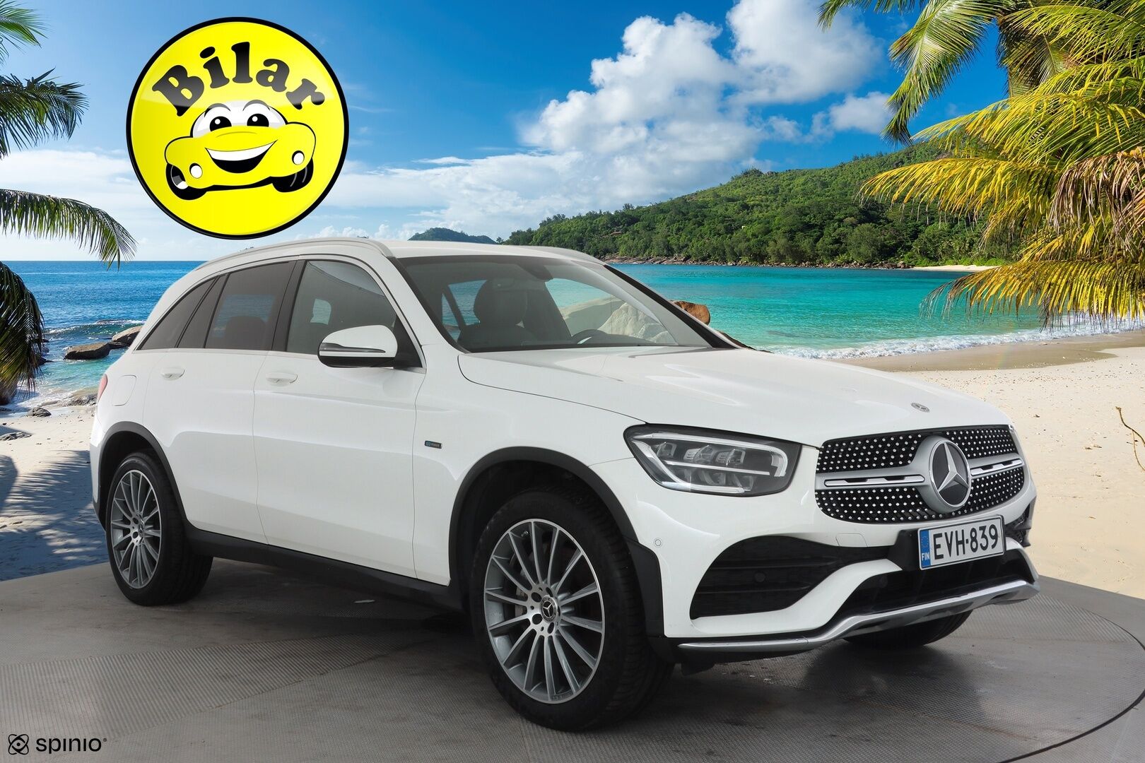 Mercedes-Benz GLC 2020 300 e 4MATIC A Business AMG EQ Power - | Distronic | Koukku | Burmester | Digimittaristo | P.kamera | Sporttipenkit | Nahka-alcantara | Navi | LED | 2x renkaat aluin | 