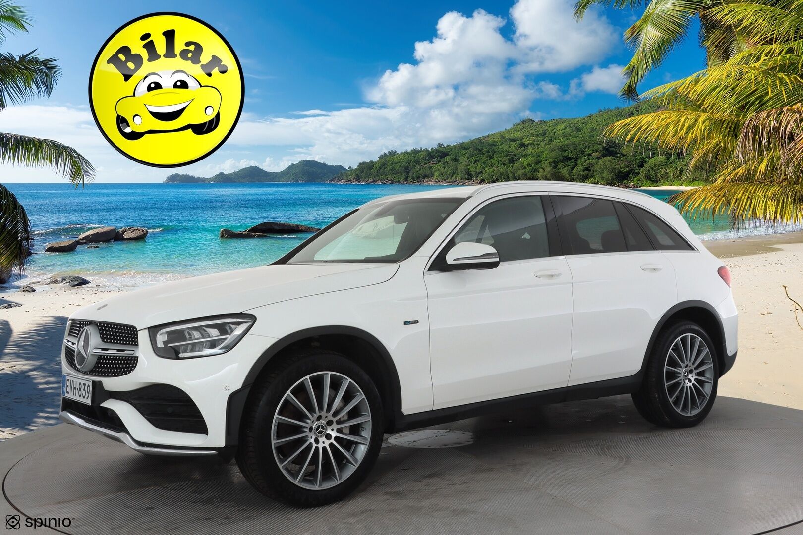 Mercedes-Benz GLC 2020 300 e 4MATIC A Business AMG EQ Power - | Distronic | Koukku | Burmester | Digimittaristo | P.kamera | Sporttipenkit | Nahka-alcantara | Navi | LED | 2x renkaat aluin | 