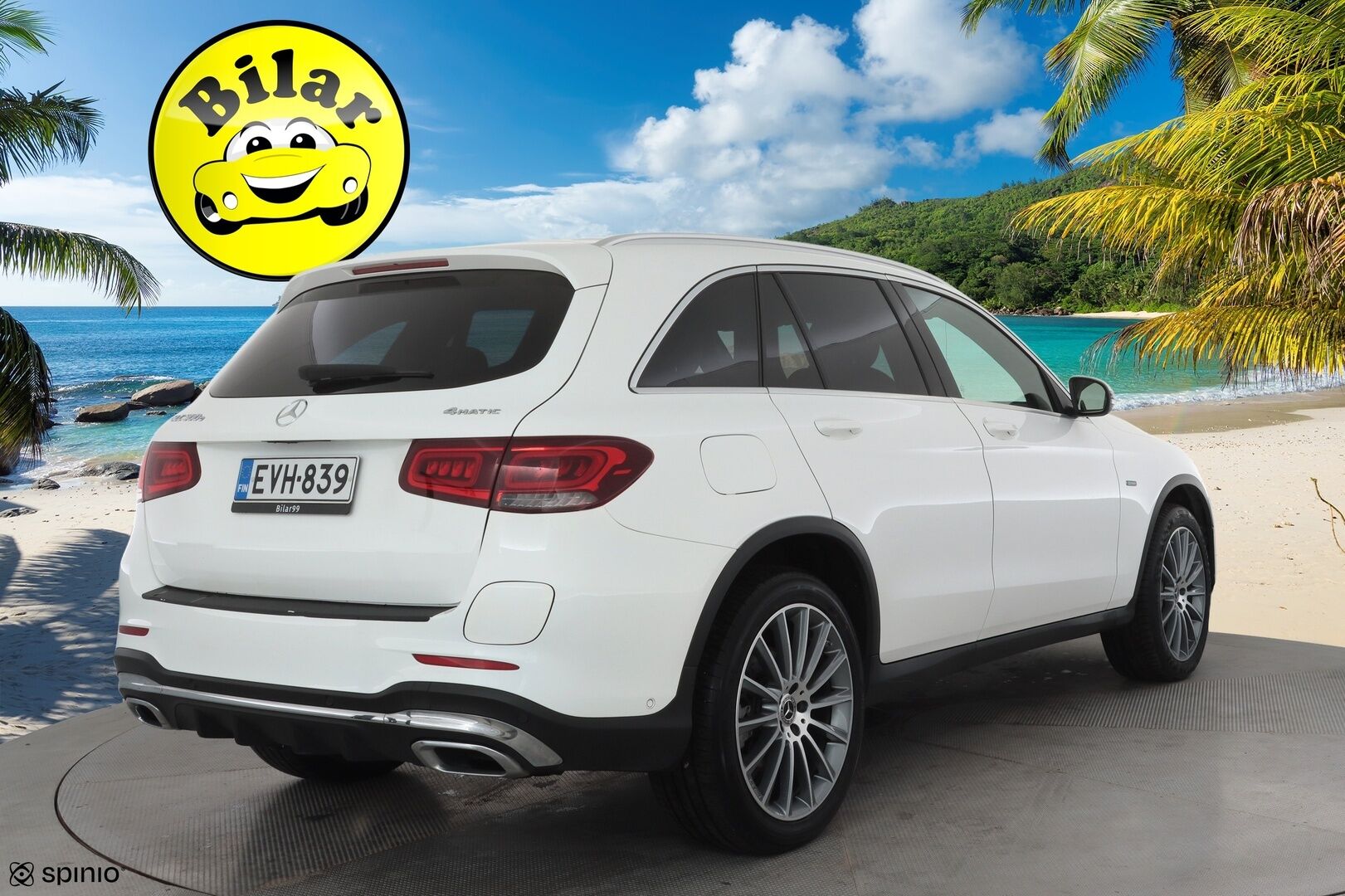 Mercedes-Benz GLC 2020 300 e 4MATIC A Business AMG EQ Power - | Distronic | Koukku | Burmester | Digimittaristo | P.kamera | Sporttipenkit | Nahka-alcantara | Navi | LED | 2x renkaat aluin | 