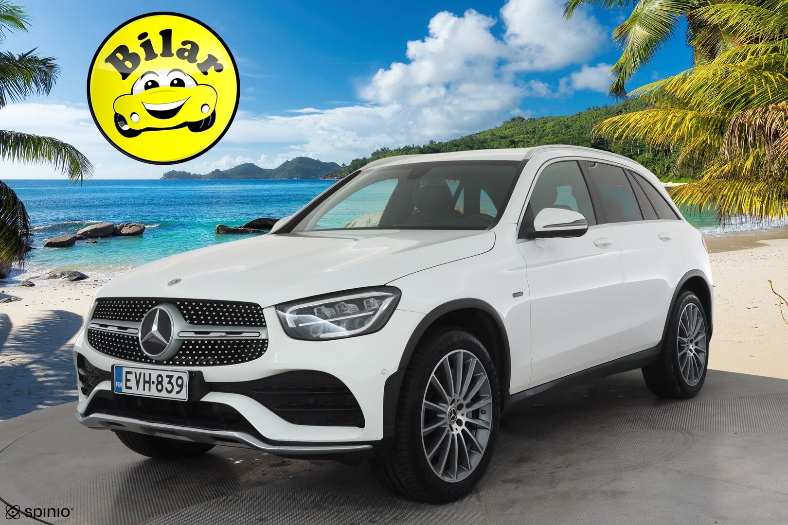Mercedes-Benz GLC 2020 300 e 4MATIC A Business AMG EQ Power - | Distronic | Koukku | Burmester | Digimittaristo | P.kamera | Sporttipenkit | Nahka-alcantara | Navi | LED | 2x renkaat aluin | 