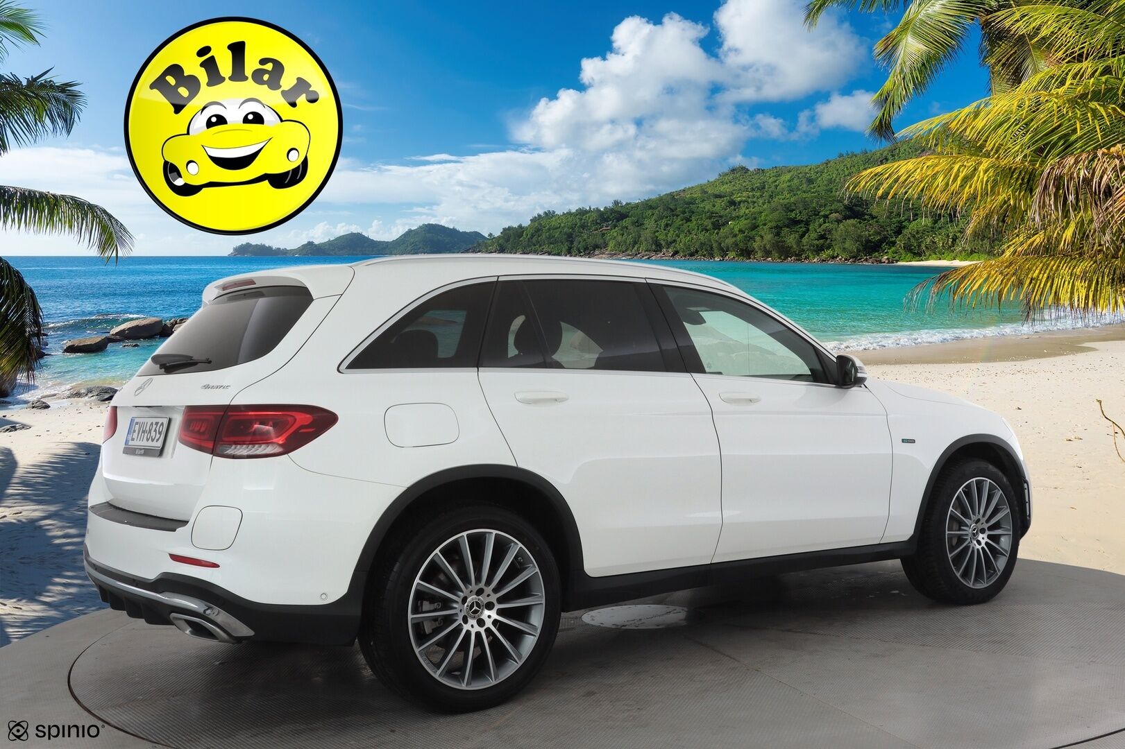 Mercedes-Benz GLC 2020 300 e 4MATIC A Business AMG EQ Power - | Distronic | Koukku | Burmester | Digimittaristo | P.kamera | Sporttipenkit | Nahka-alcantara | Navi | LED | 2x renkaat aluin | 
