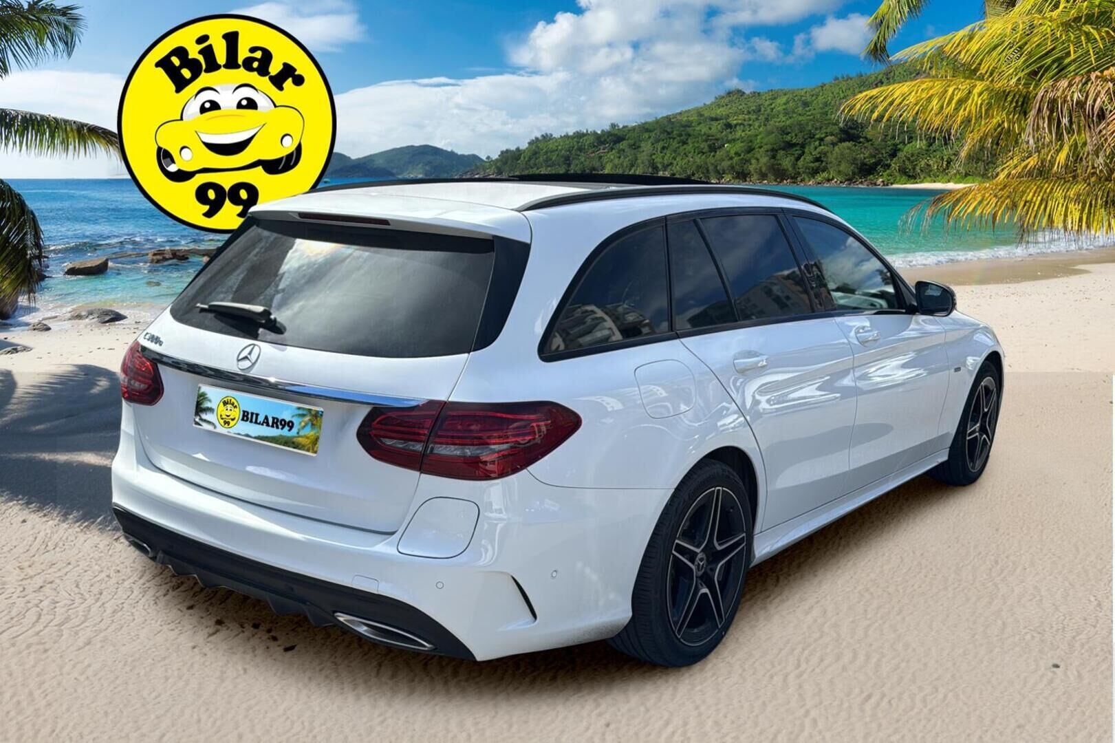 Mercedes-Benz C 2021 300 e T A Business AMG Night Edition EQ Power *Adapt vakkari / Panorama / Ambient / Carplay / Navi / P.kamera /  2x renkaat* - Särmä yksilö / Ilmainen kotiintoimitus - HULLUT AVAJAISHULINAT KORKOTARJOUS 3,29 %