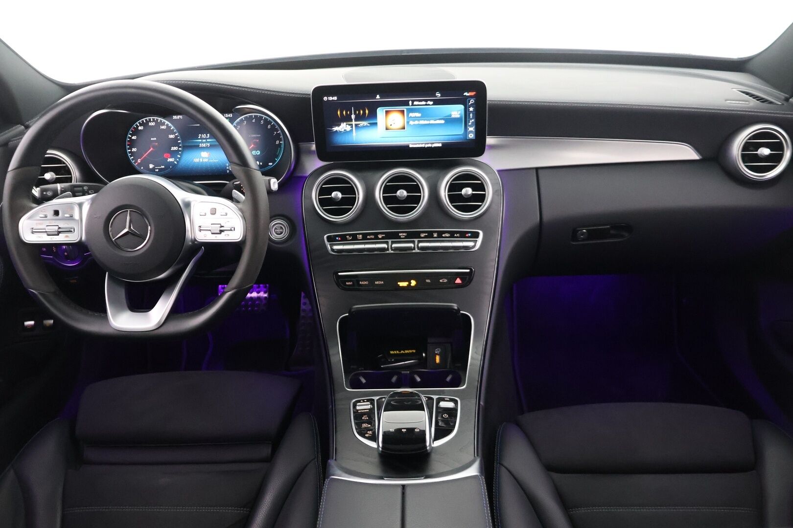 Mercedes-Benz C 2021 300 e T A Business AMG Night Edition EQ Power - *Adapt vakkari | Panorama | Ambient | Carplay | Navi | P.kamera | 2x renkaat*