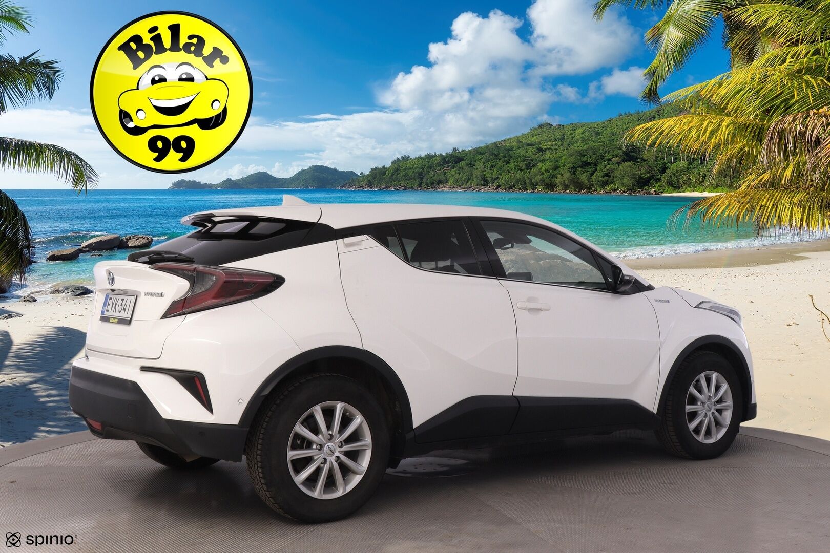 Toyota C-HR 2019 1,8 Hybrid Premium *ACC / Nahkasisusta / Tutkat / Kamera / BLIS / KeyLessGo / Navi / Ratinlämmitin* - Merkkihuollettu siisti kuntoinen C-HR kaksilla renkailla ja vanteilla! - HULLUT AVAJAISHULINAT KORKOTARJOUS 3,29 %