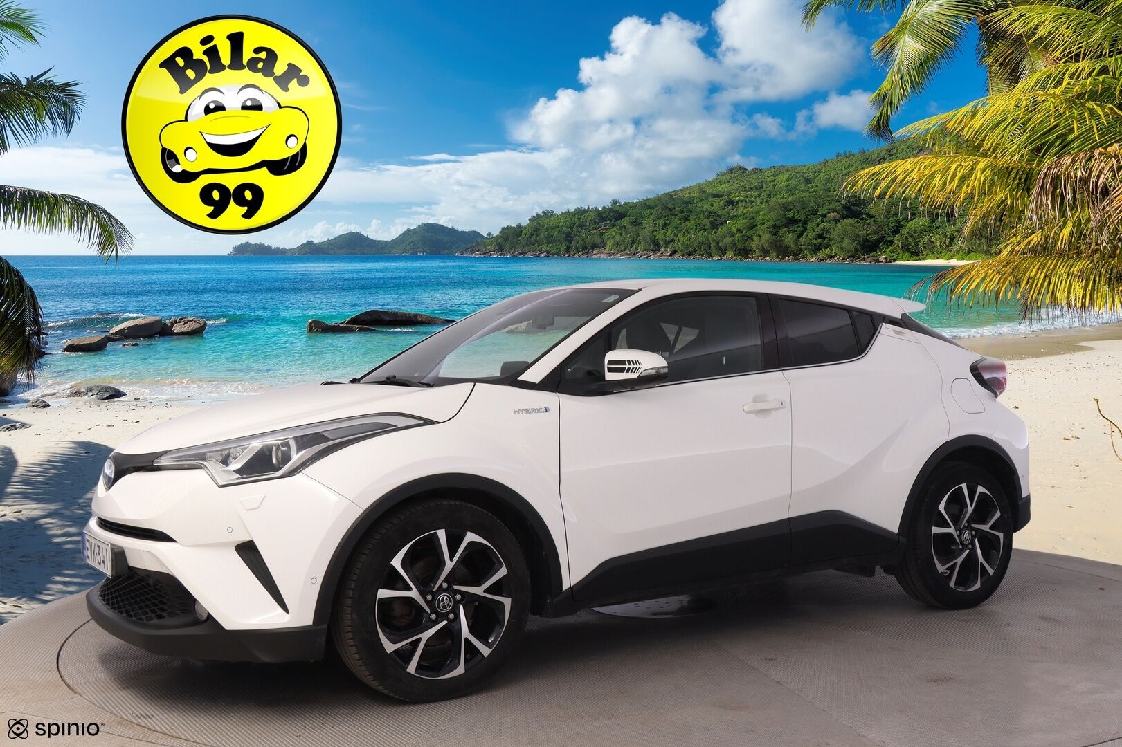 Toyota C-HR 2019 1,8 Hybrid Premium *ACC / Nahkasisusta / Tutkat / Kamera / BLIS / KeyLessGo / Navi / Ratinlämmitin* - Merkkihuollettu siisti kuntoinen C-HR kaksilla renkailla ja vanteilla! - HULLUT AVAJAISHULINAT KORKOTARJOUS 3,29 %