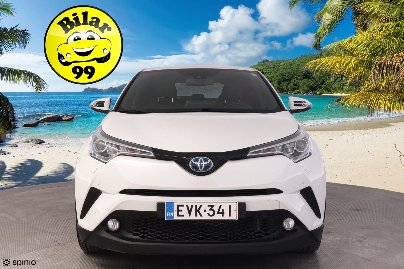 Toyota C-HR 2019 1,8 Hybrid Premium *ACC / Nahkasisusta / Tutkat / Kamera / BLIS / KeyLessGo / Navi / Ratinlämmitin* - Merkkihuollettu siisti kuntoinen C-HR kaksilla renkailla ja vanteilla! - HULLUT AVAJAISHULINAT KORKOTARJOUS 3,29 %