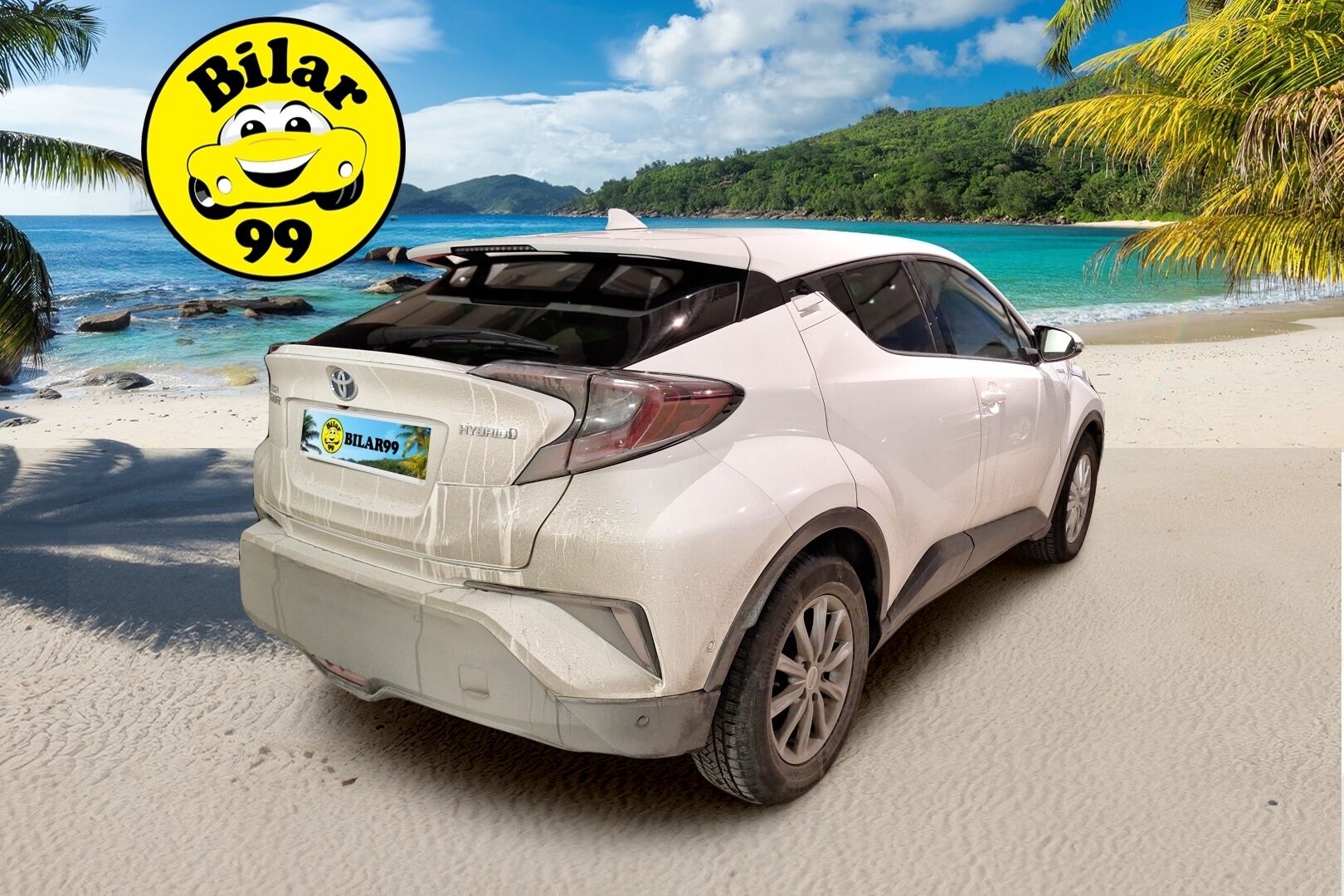 Toyota C-HR 2019 1,8 Hybrid Premium *ACC / Nahkasisusta / Tutkat / Kamera / BLIS / KeyLessGo / Navi / Ratinlämmitin* - Merkkihuollettu siisti kuntoinen C-HR kaksilla renkailla ja vanteilla!