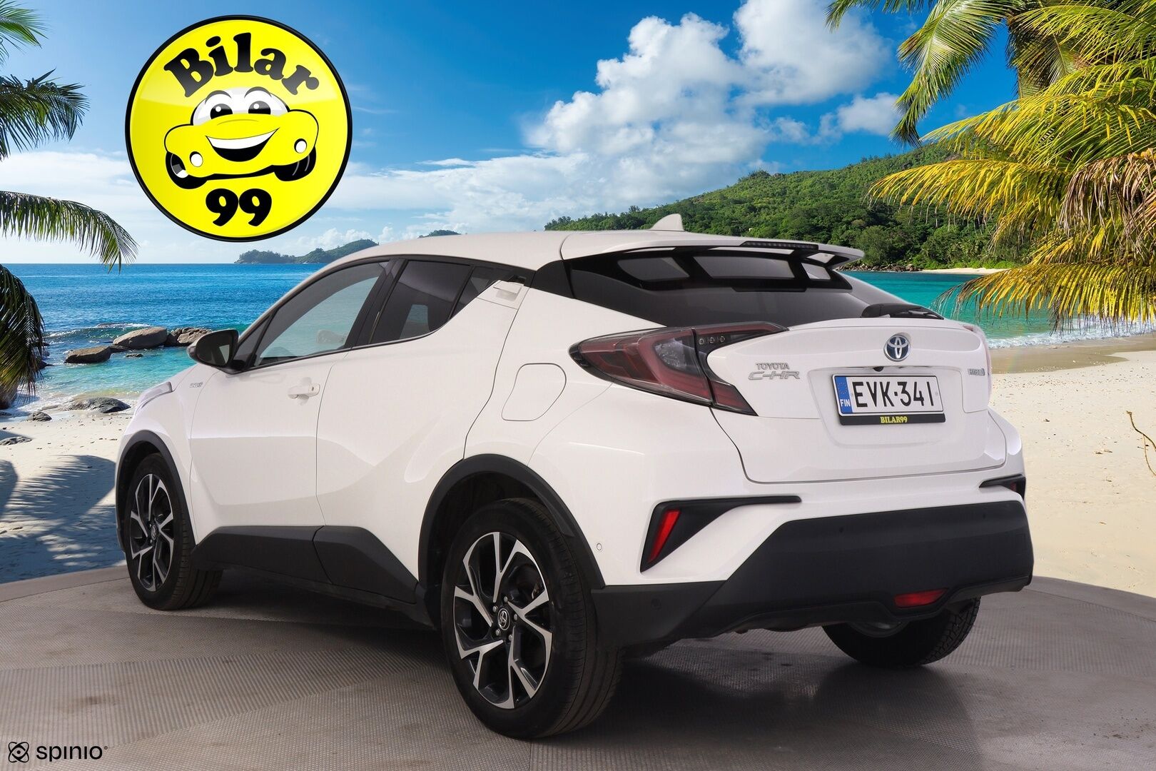 Toyota C-HR 2019 1,8 Hybrid Premium *ACC / Nahkasisusta / Tutkat / Kamera / BLIS / KeyLessGo / Navi / Ratinlämmitin* - Merkkihuollettu siisti kuntoinen C-HR kaksilla renkailla ja vanteilla! - HULLUT AVAJAISHULINAT KORKOTARJOUS 3,29 %