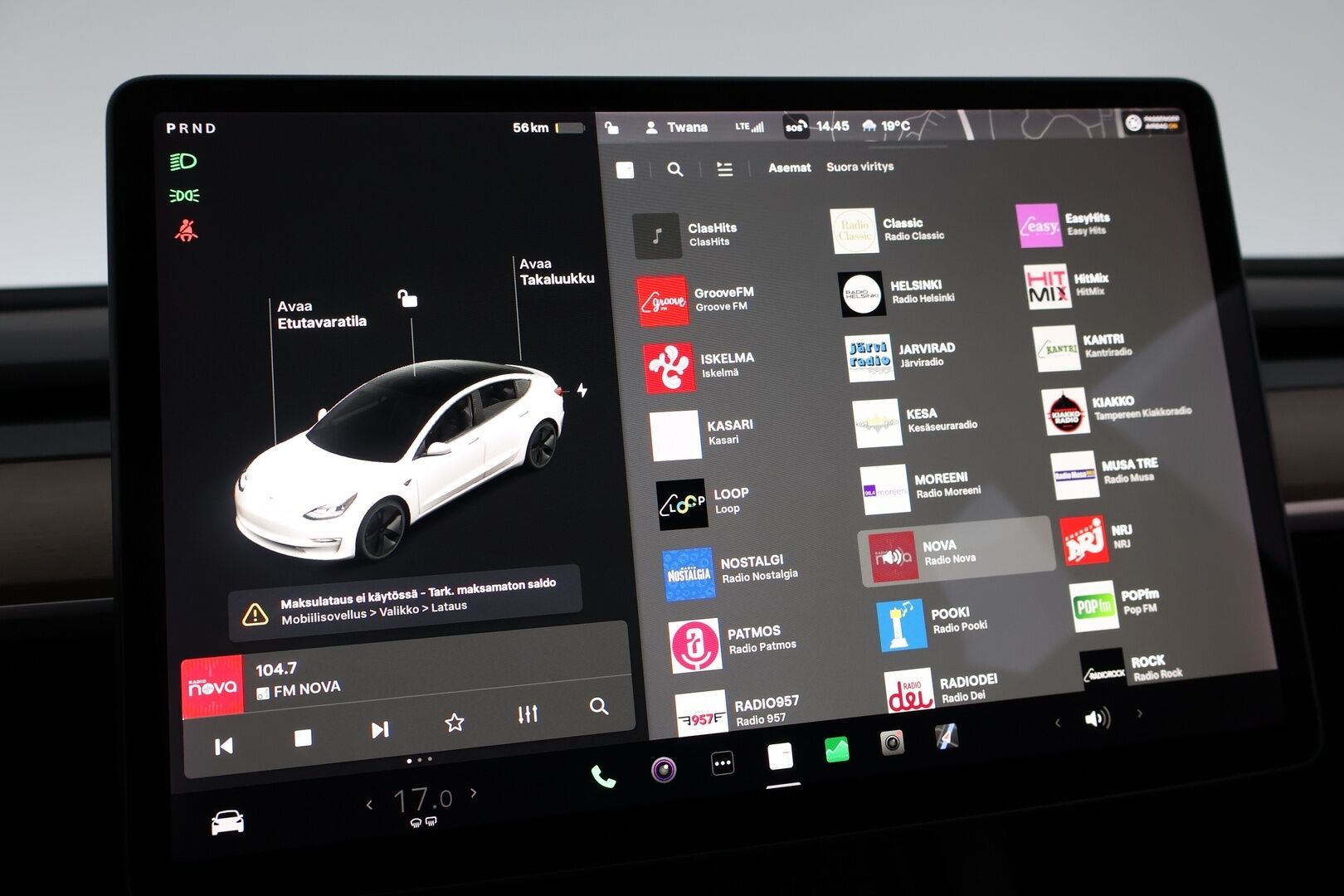 Tesla Model 3 2021 Model 3 Sedan (AA) 4ov - Lämpöpumppu / Adapt.Vakkari / Autopilot / Premium Audio / BLIS / Nahkapenkit / Lasikatto / Juuri saapunut Tampereelle!