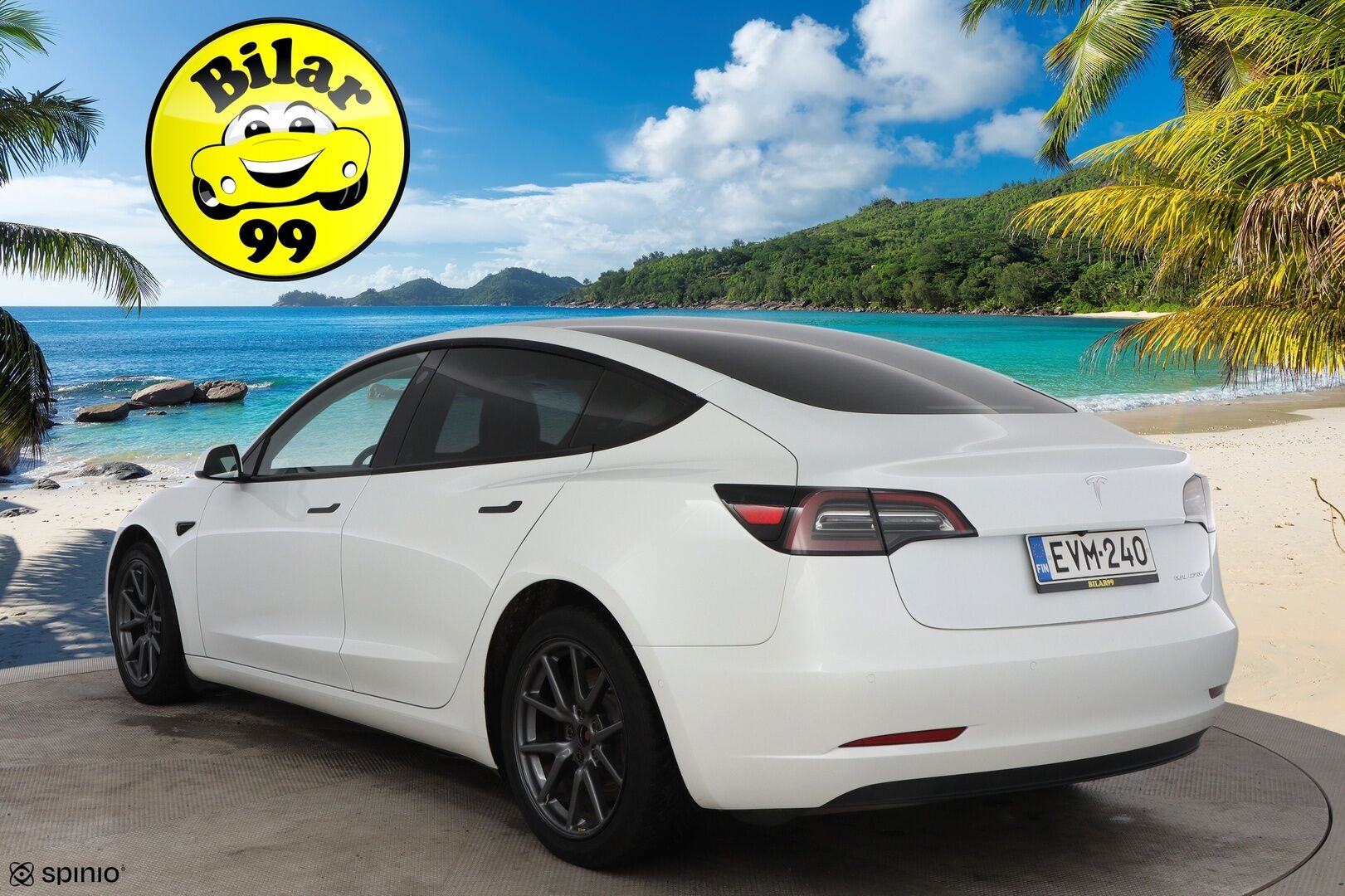 Tesla Model 3 2021 Model 3 Sedan (AA) 4ov - Lämpöpumppu / Adapt.Vakkari / Autopilot / Premium Audio / BLIS / Nahkapenkit / Lasikatto / Juuri saapunut Tampereelle!