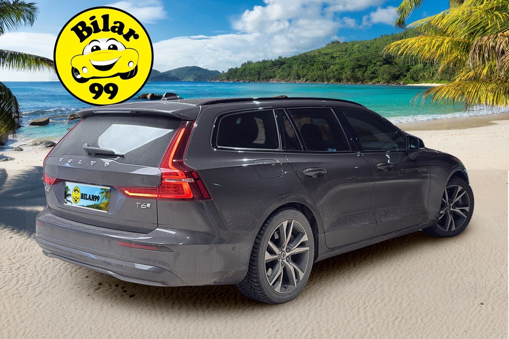 Volvo V60 2025 T6 AWD Long Range Limited Edition Dark aut * Lisälämmitin / ACC / Harman&Kardon / 360° / Muistipenkit / Full-LED * - Platinum Grey / Vaihtoehto uudelle / Juuri saapunut Tampereelle!
