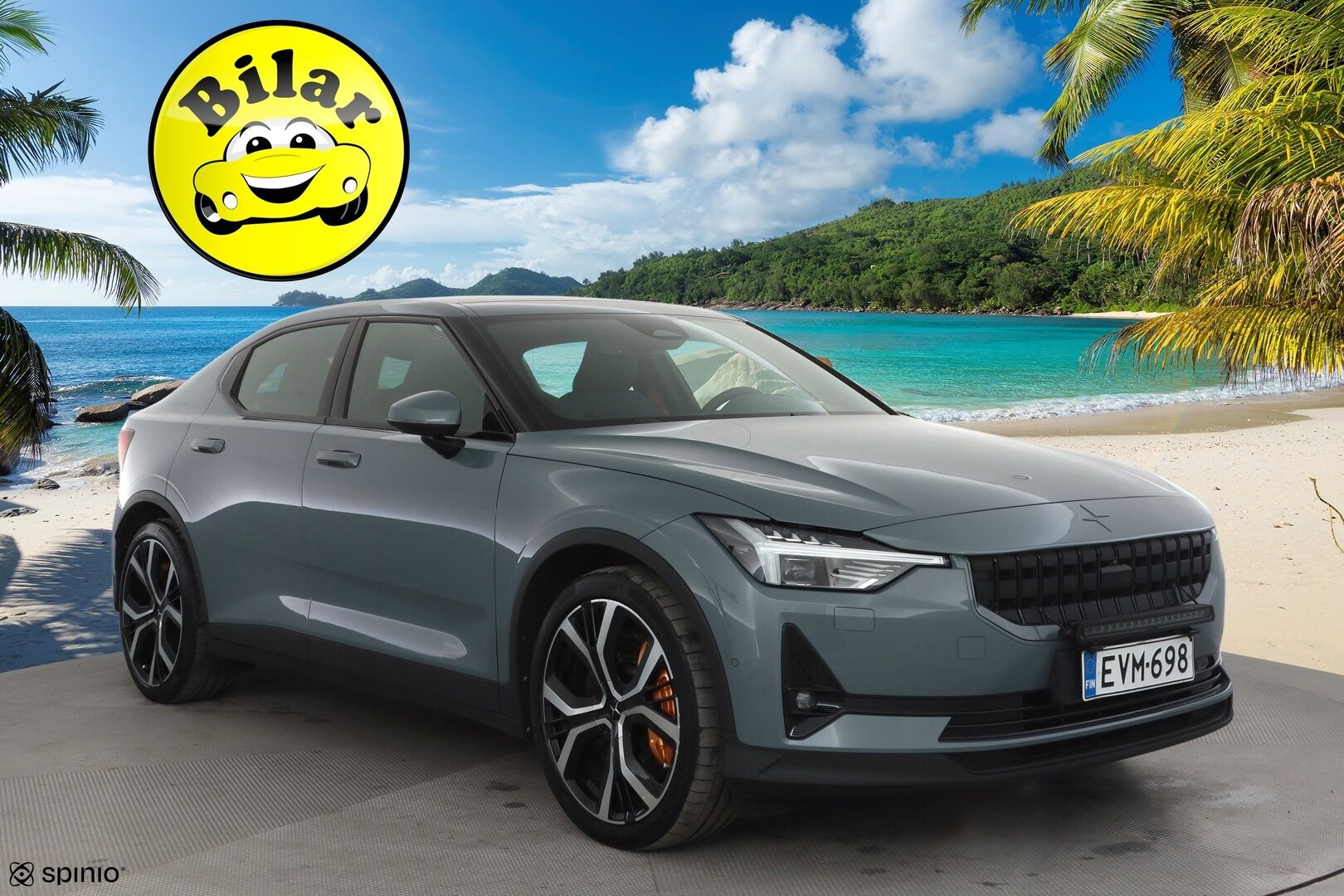 Polestar 2 2021 Launch Edition Performance, 300kW, 78kWh - | Pilot&Plus | ACC | Koukku | Pixel-LED | 2x Polestar alut | 360° | Harman/Kardon | Muistipenkki | Lasikatto | Sporttipenkit | Keyless | Merkkihuollot | 