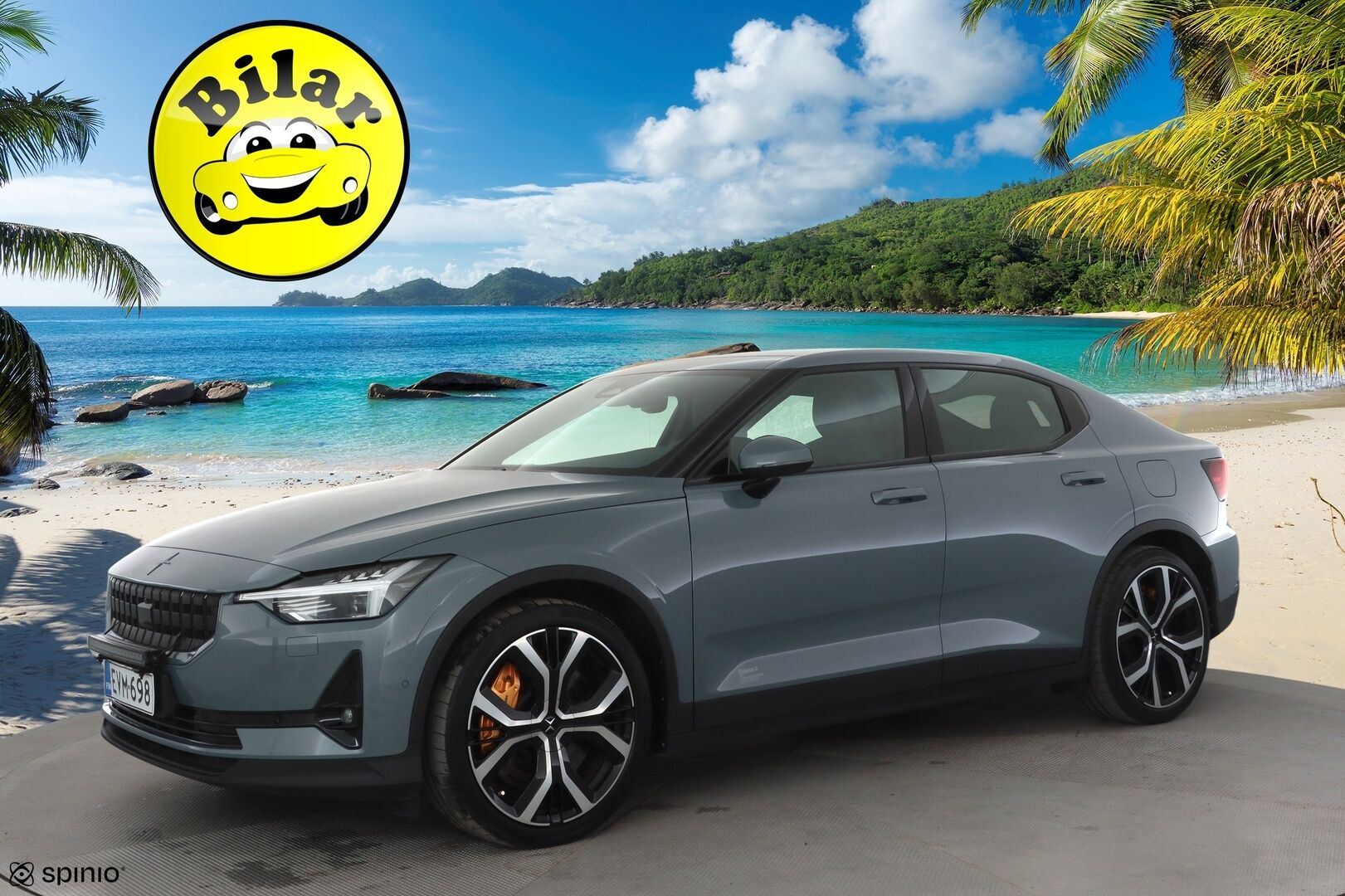 Polestar 2 2021 Launch Edition Performance, 300kW, 78kWh - | Pilot&Plus | ACC | Koukku | Pixel-LED | 2x Polestar alut | 360° | Harman/Kardon | Muistipenkki | Lasikatto | Sporttipenkit | Keyless | Merkkihuollot | 