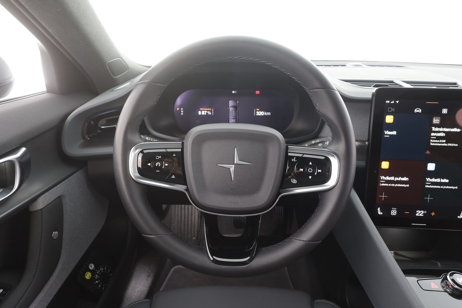 Polestar 2 2021 Launch Edition Performance, 300kW, 78kWh - | Pilot&Plus | ACC | Koukku | Pixel-LED | 2x Polestar alut | 360° | Harman/Kardon | Muistipenkki | Lasikatto | Sporttipenkit | Keyless | Merkkihuollot | 