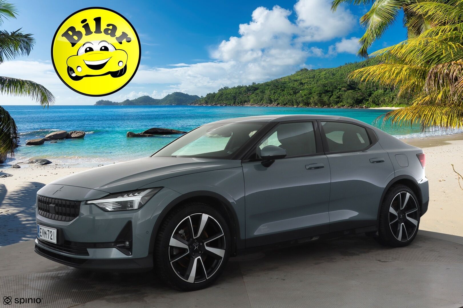 Polestar 2 2022 Long Range Dual Motor, 300kW, 78kWh - | Pilot&Plus | ACC | ILP | H/K | Pixel-LED | 360° | Lasikatto | Muistipenkki | Sporttipenkit sähköllä | BLIS | Pilot Assist | 2x Polestar alut | 
