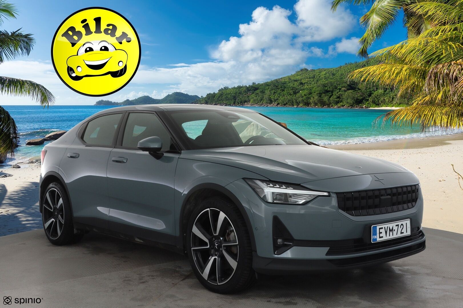Polestar 2 2022 Long Range Dual Motor, 300kW, 78kWh - | Pilot&Plus | ACC | ILP | H/K | Pixel-LED | 360° | Lasikatto | Muistipenkki | Sporttipenkit sähköllä | BLIS | Pilot Assist | 2x Polestar alut | 