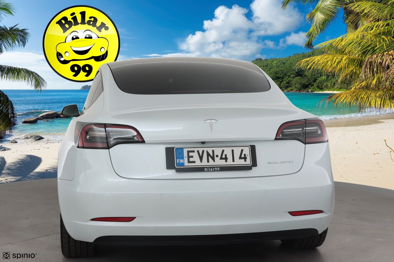 Tesla Model 3 2022 Long Range * Koukku / ILP / ACC / Matrix-LED / P.kamera / Muistipenkki / Premium Audio / Navi / Kaistavahti / Keyless * - Akku kuntotarkastettu / 2x Latauskaapelit / Kahdet renkaat
