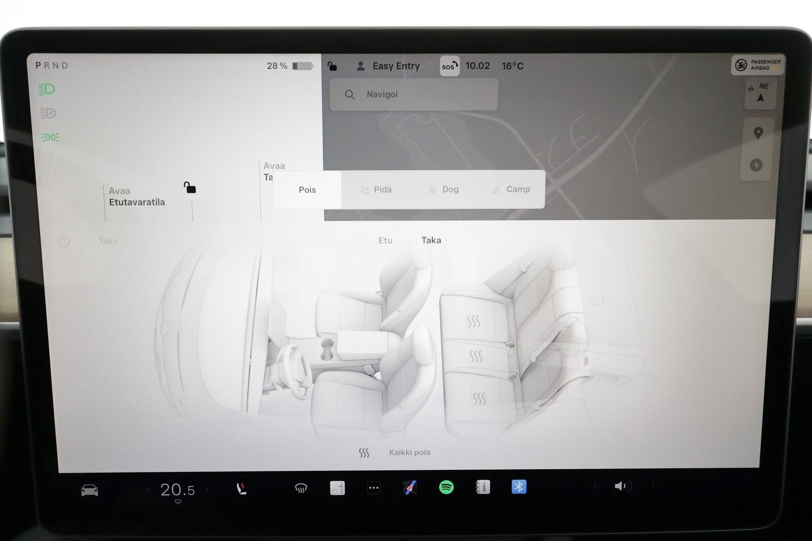 Tesla Model 3 2022 Long Range * Koukku / ILP / ACC / Matrix-LED / P.kamera / Muistipenkki / Premium Audio / Navi / Kaistavahti / Keyless * - Akku kuntotarkastettu / 2x Latauskaapelit / Kahdet renkaat