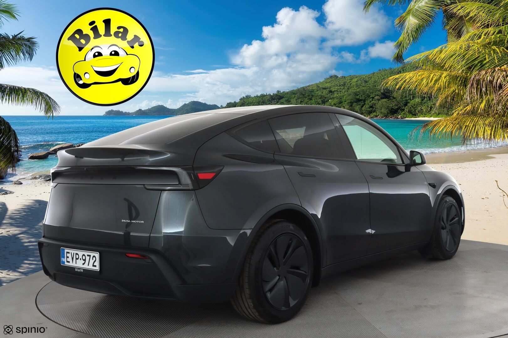 Tesla Model Y 2025 Long Range - | Juniper | Koukku | ACC | ILP | Matrix | Ilm. sähkönahat | Muistipenkki | Takanäyttö | Lasikatto | Ambient light | 1-om suomiauto | 2x renkaat aluin |