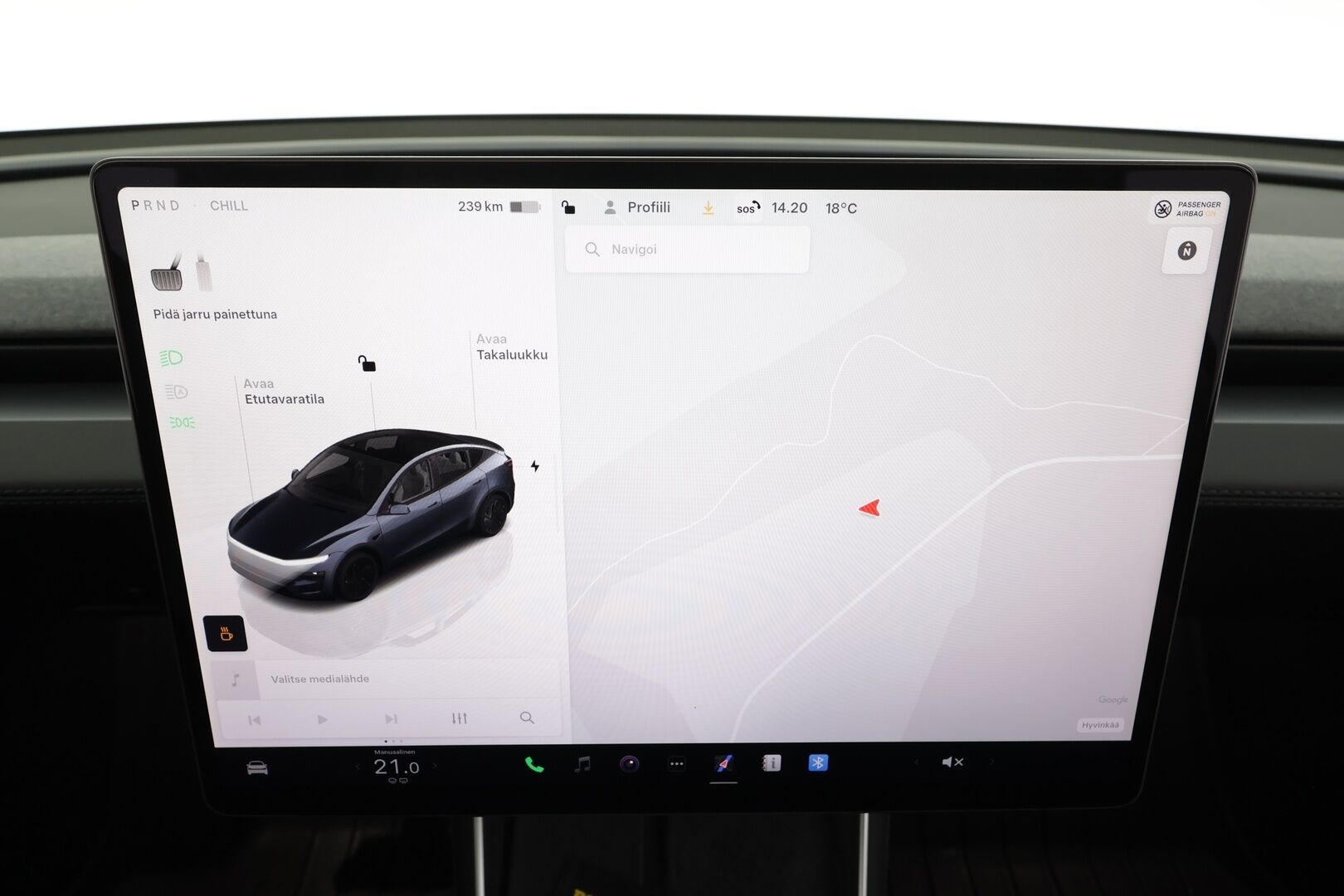 Tesla Model Y 2025 Long Range - | Juniper | Koukku | ACC | ILP | Matrix | Ilm. sähkönahat | Muistipenkki | Takanäyttö | Lasikatto | Ambient light | 1-om suomiauto | 2x renkaat aluin |