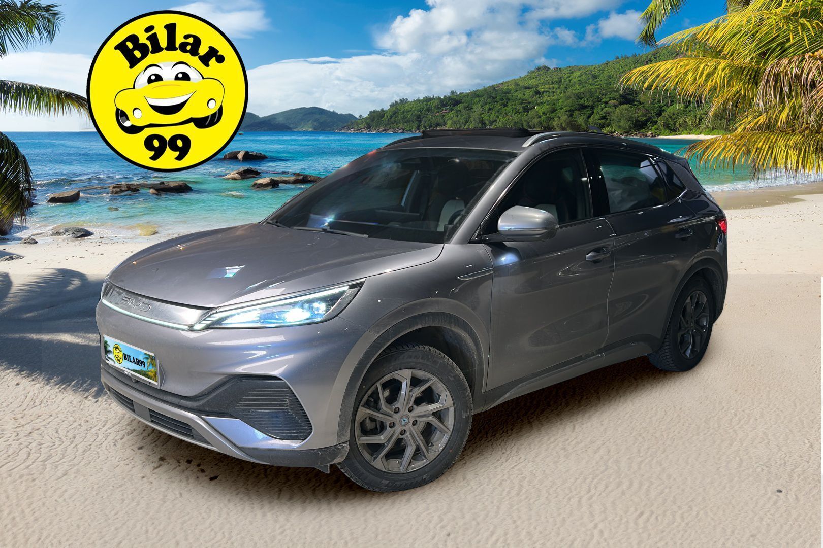 BYD Atto3 2022 Design * Lämpöpumppu / Panoraama / Adapt.Vakkari / 360-Kamera / Nahkasisusta / Adapt.LED / Merkkihuollettu! - Metalliväri / Upea / Juuri tullut Tampereelle! - HULLUT AVAJAISHULINAT KORKOTARJOUS 3,29 %