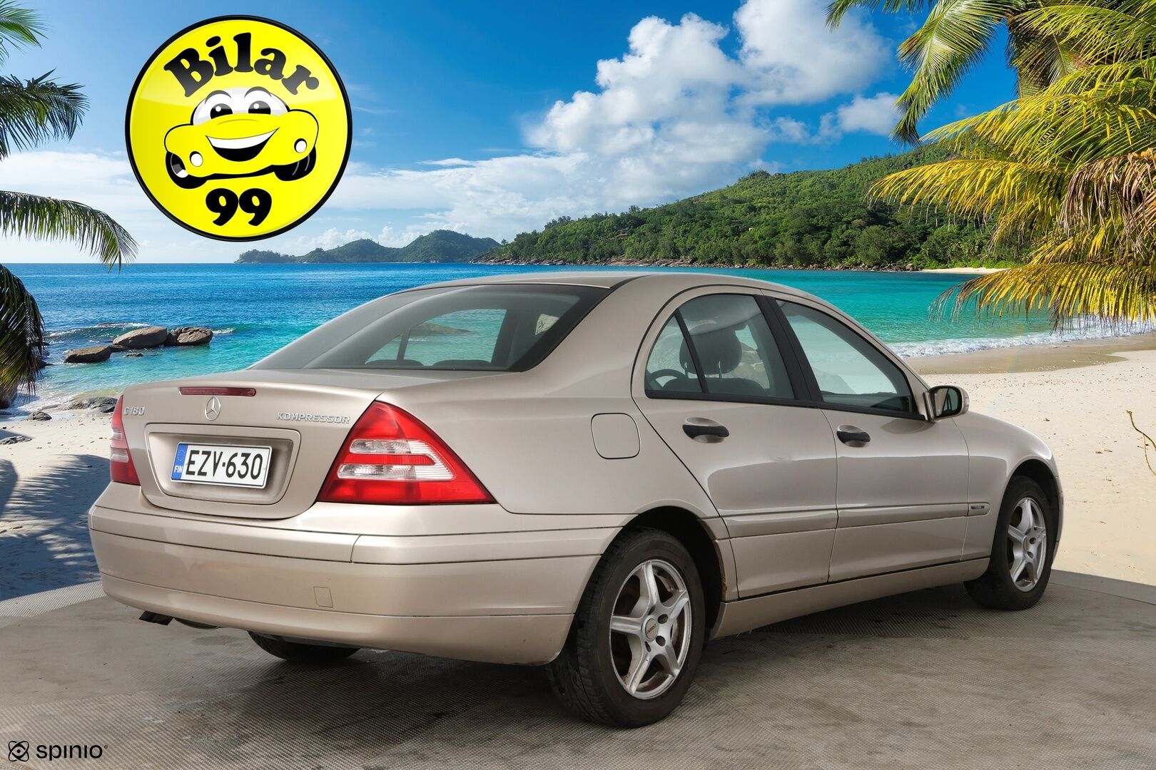 Mercedes-Benz C 2003 4D C 180 KOMPRESSOR SEDAN-203046/272 / Myydään huutokaupat.com:issa!