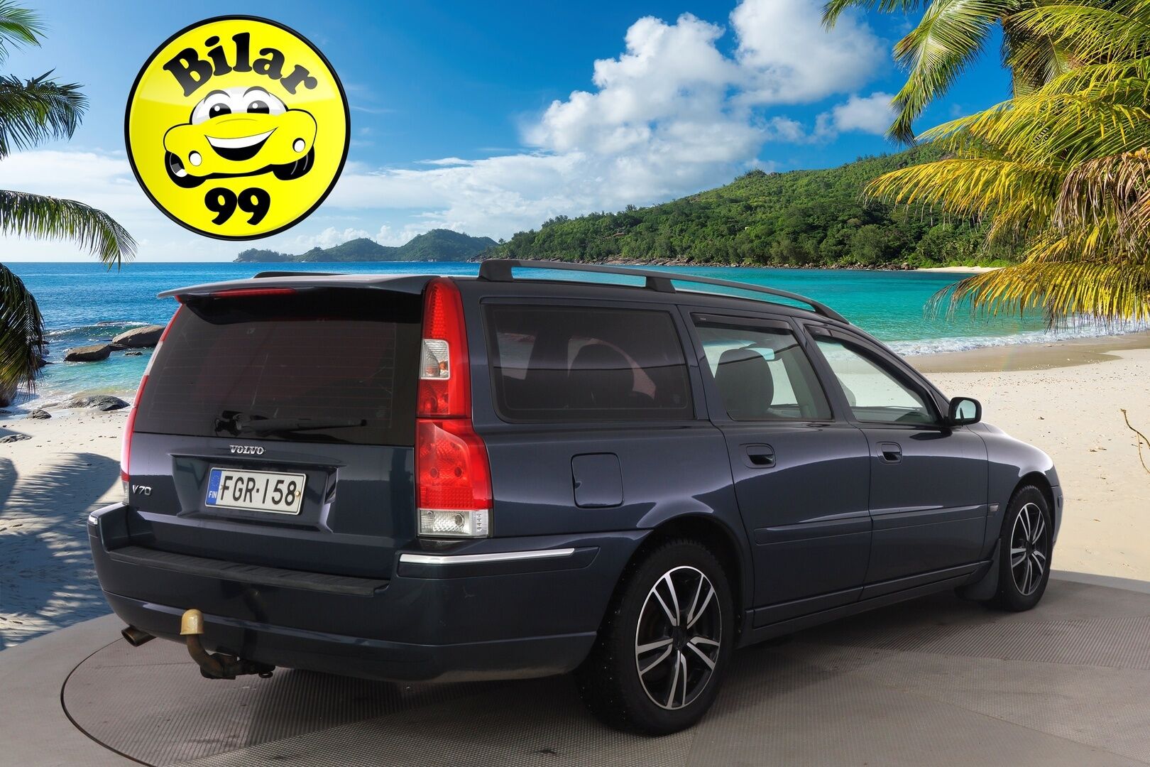 Volvo V70 2004 5D V70 STW 2.5T * YritysOutlet - Myydään vain yrityksille* - *Suomi-auto / Nahkasisusta / Lohko / Automaatti / Ryhdikäs*