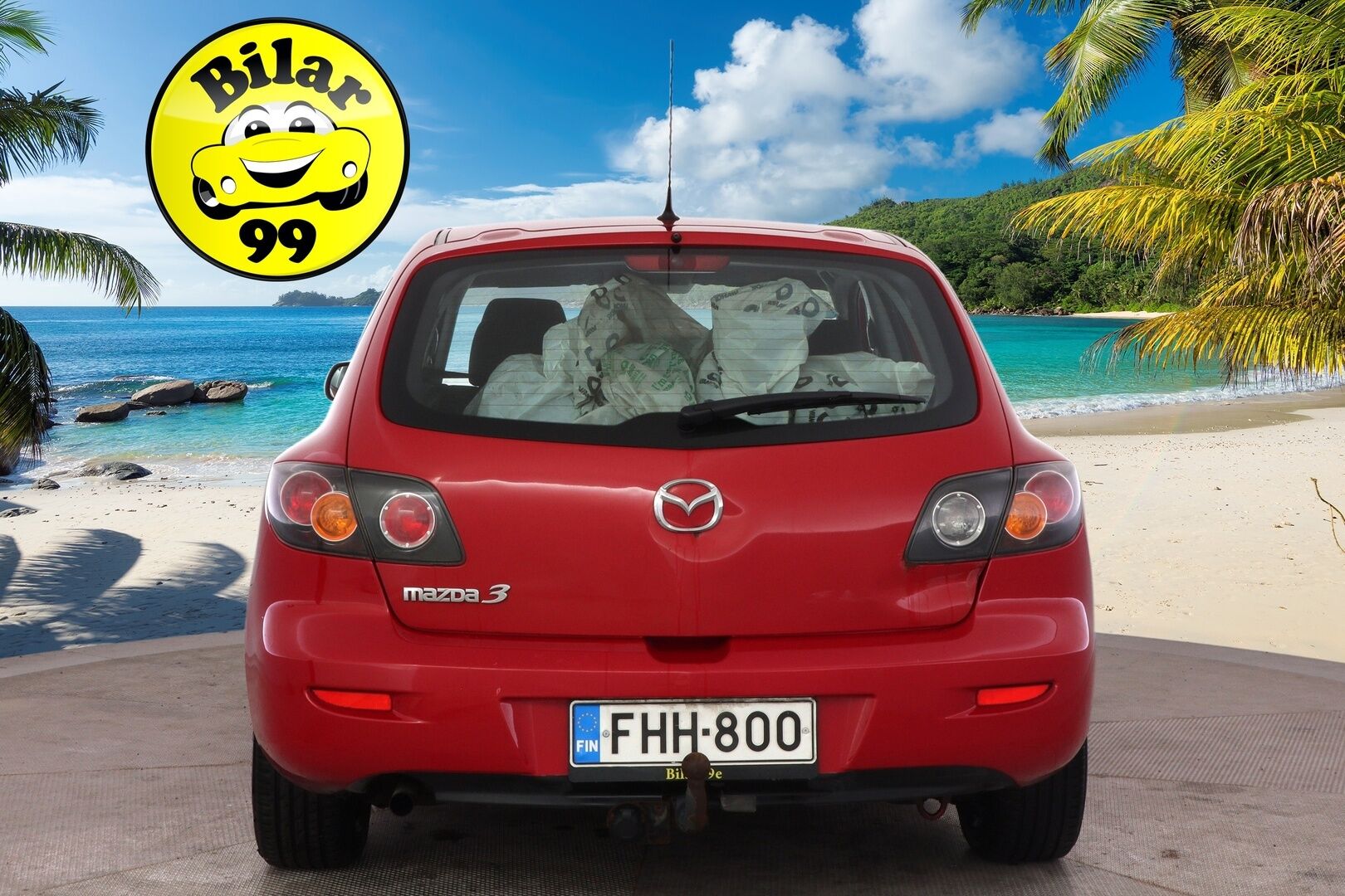 Mazda 3 2005 1,6 Classic 5d * YritysOutlet - Myydään vain yrityksille * - ** Aut. Ilmastointi / Koukku / Kahdet renkaat **