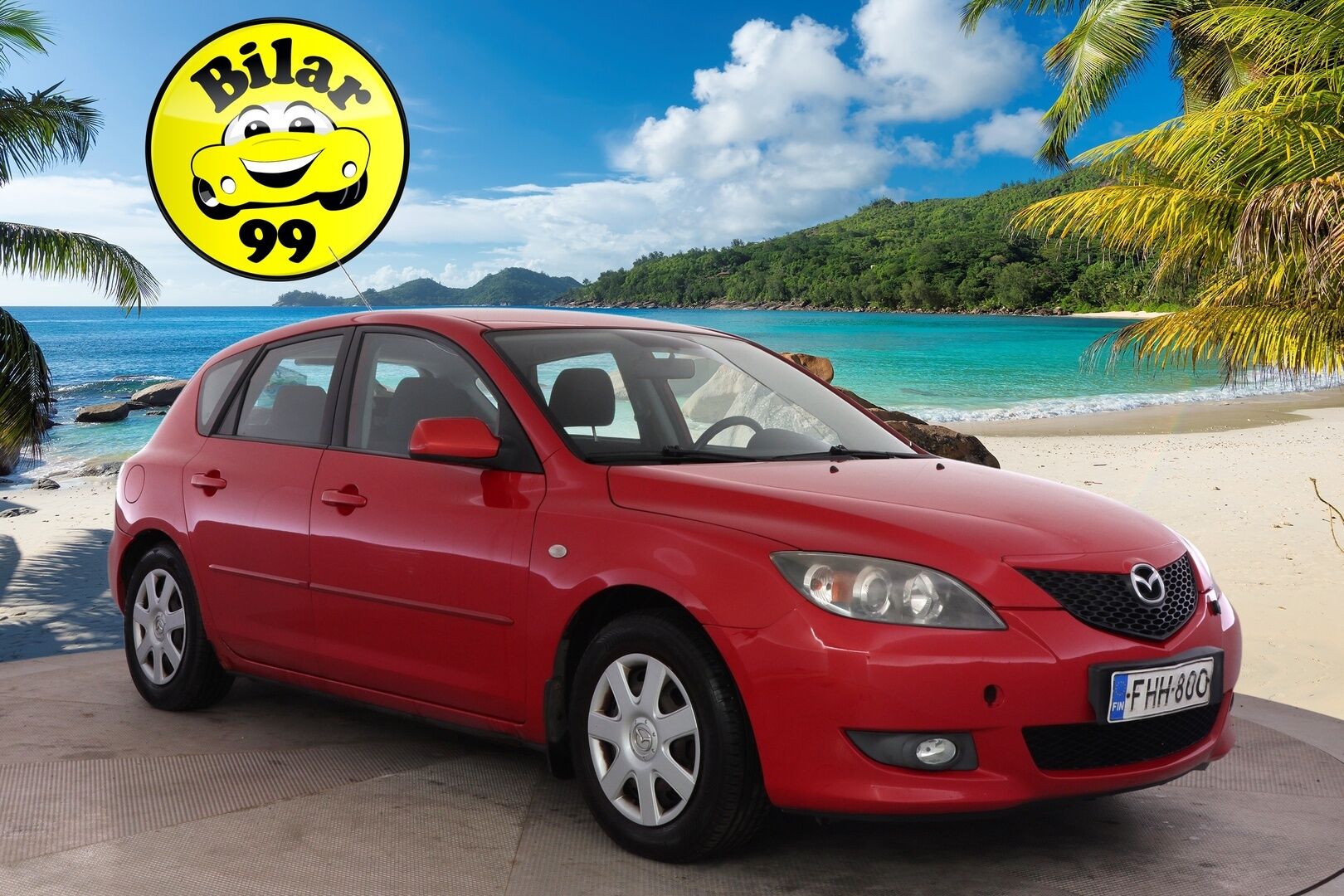 Mazda 3 2005 1,6 Classic 5d * YritysOutlet - Myydään vain yrityksille * - ** Aut. Ilmastointi / Koukku / Kahdet renkaat **