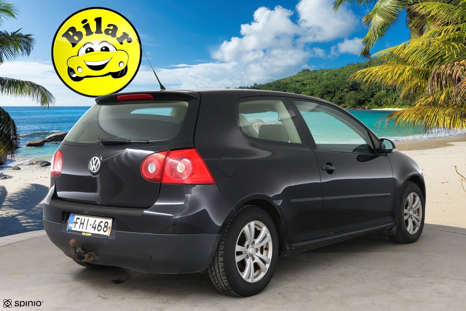 Volkswagen Golf 2006 1,6 75 kW Comfortline 2d | Myydään huutokaupat.comissa | -  | Lohko | Koukku | 2x vanteet renkailla | 
