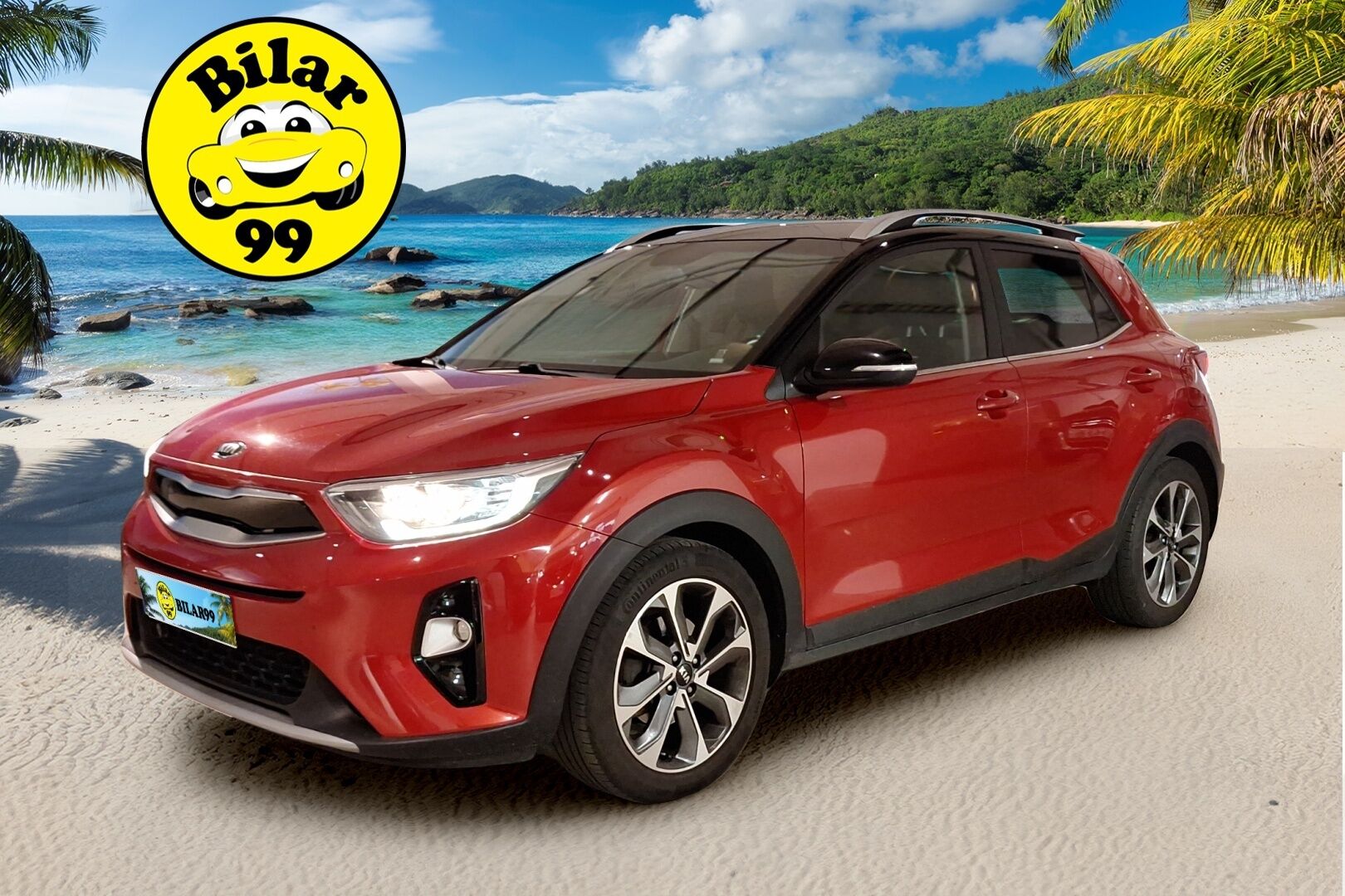 Kia Stonic 2020 1,0 T-GDI ISG 120hv EX Design DCT EcoDynamics *Vakkari / Kamera / Puolinahka / Ratinlämmitin / Lohko / Apple & Android* - 2x renkaat vanteilla / Merkkihuollettu / Suomi-auto