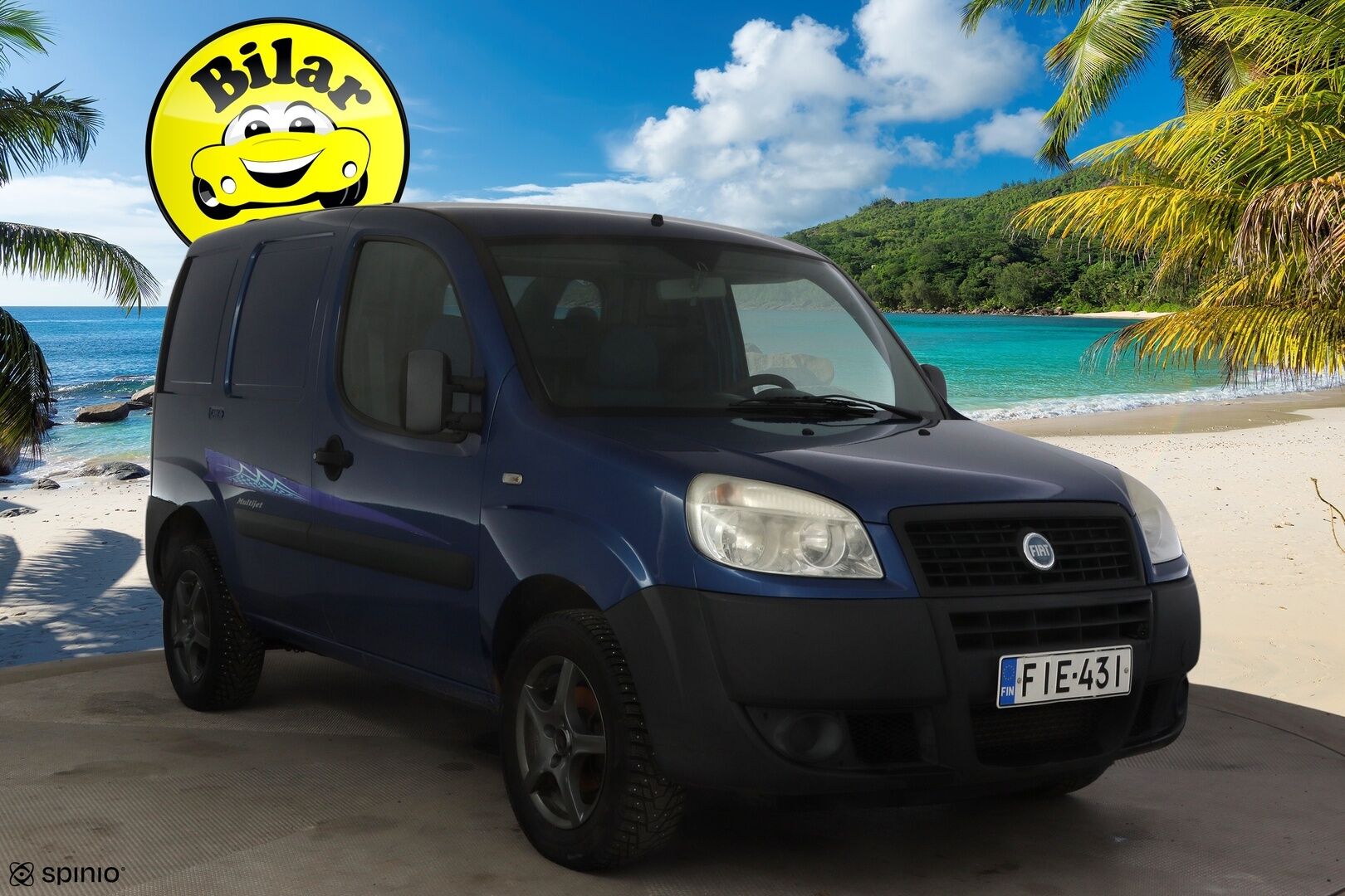 Fiat Doblo 2008 YritysOutlet - Myydään vain yrityksille 1,3 Multijet Van * Vetokoukku / Suomi-Auto * - * Uudet Talvirenkaat / Jakopää & viim. huolto tehty 220tkm 6/25! / Edullinen ja toimiva Suomi-Auto *