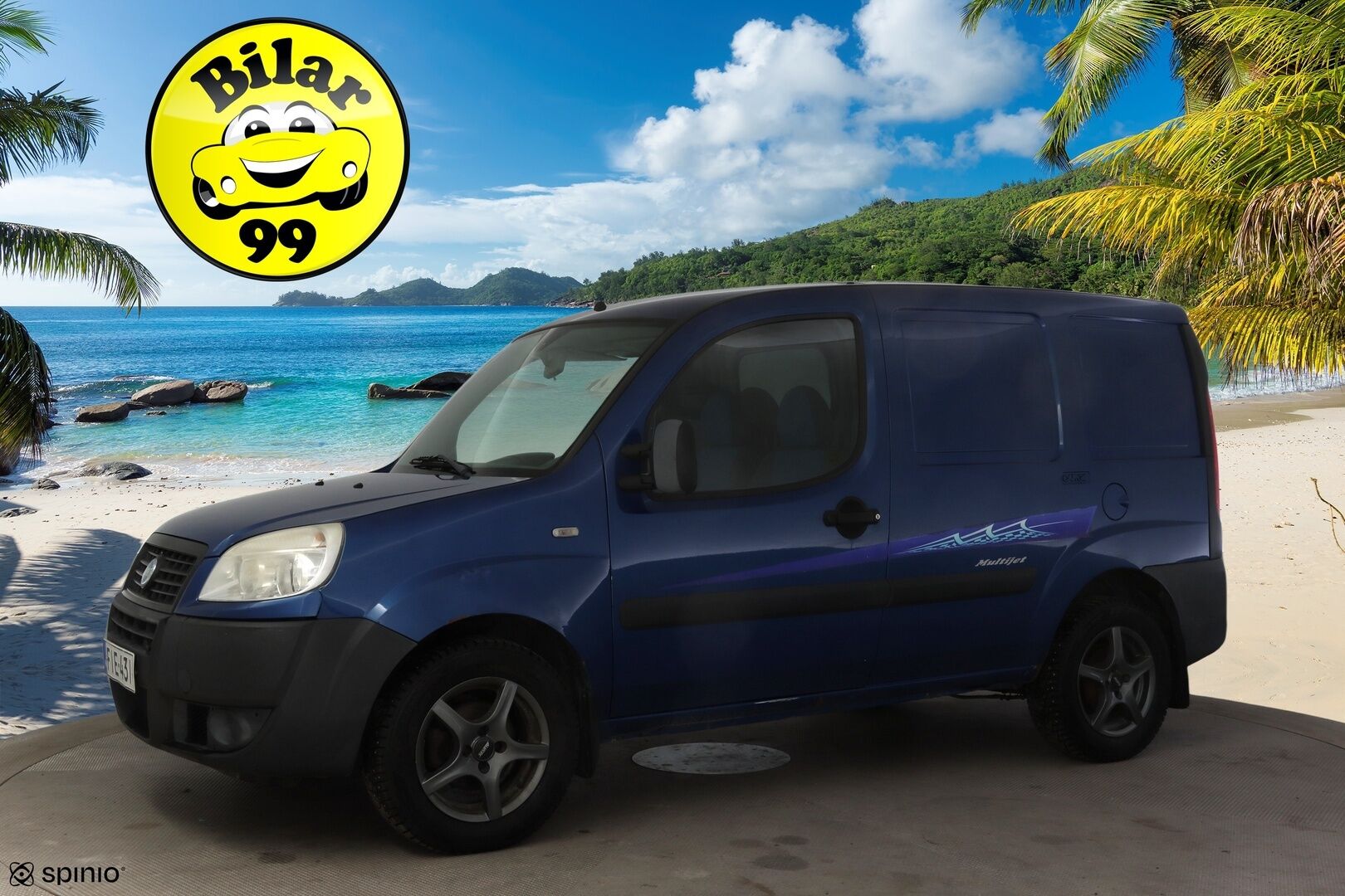 Fiat Doblo 2008 YritysOutlet - Myydään vain yrityksille 1,3 Multijet Van * Vetokoukku / Suomi-Auto * - * Uudet Talvirenkaat / Jakopää & viim. huolto tehty 220tkm 6/25! / Edullinen ja toimiva Suomi-Auto *