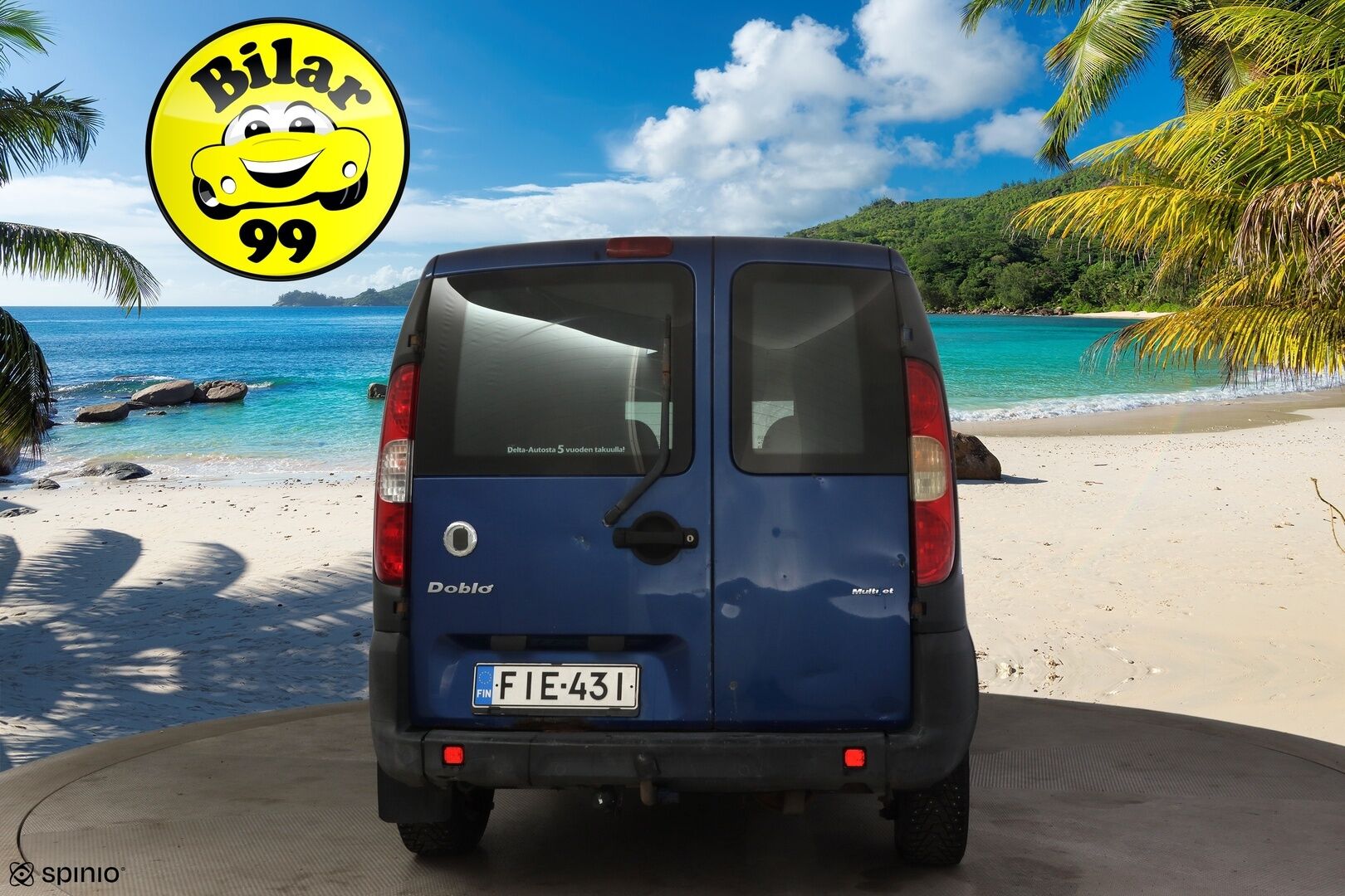 Fiat Doblo 2008 YritysOutlet - Myydään vain yrityksille 1,3 Multijet Van * Vetokoukku / Suomi-Auto * - * Uudet Talvirenkaat / Jakopää & viim. huolto tehty 220tkm 6/25! / Edullinen ja toimiva Suomi-Auto *