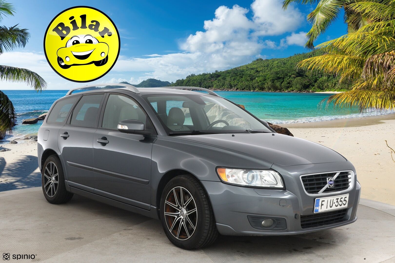 Volvo V50 2008 2,0D (136 hv) Summum man - | Nahkasisusta | Muistipenkki | Tutkat | Vakionopeudensäädin | Kahdet renkaat |