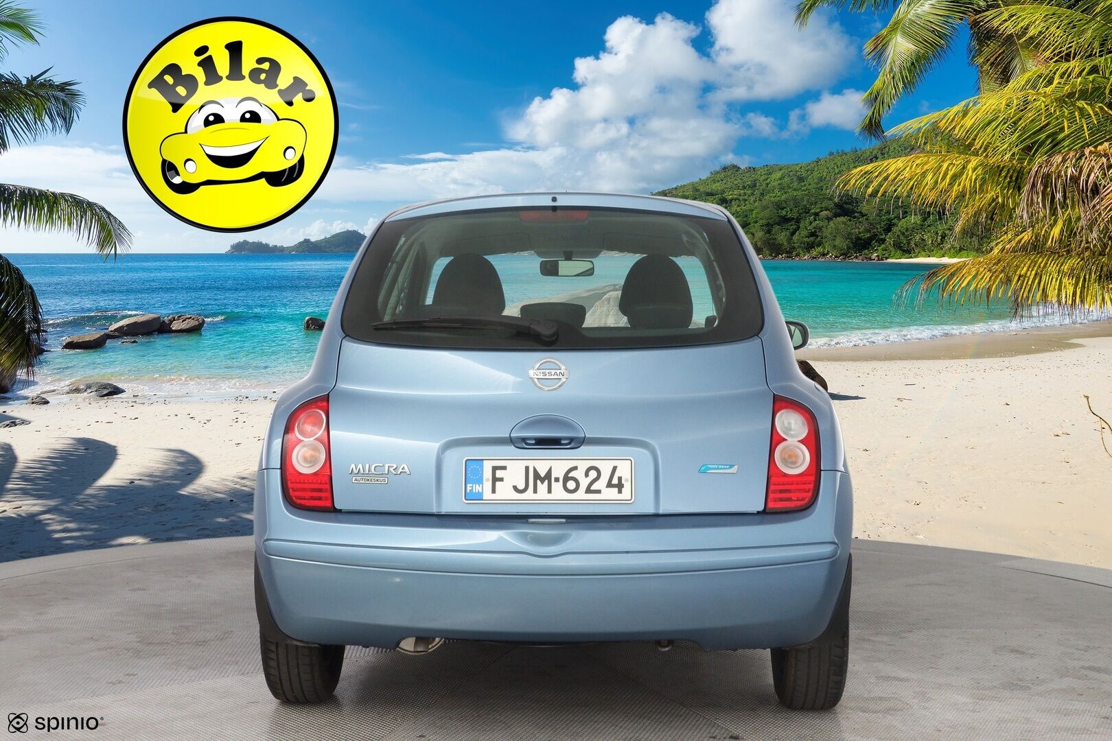 Nissan Micra 2009 1,2 59 Visia 5-vaiht. 5-ov. - Lohko | Ilmastointi | 2x Renkaat | Suomi-auto | Huoltokirja