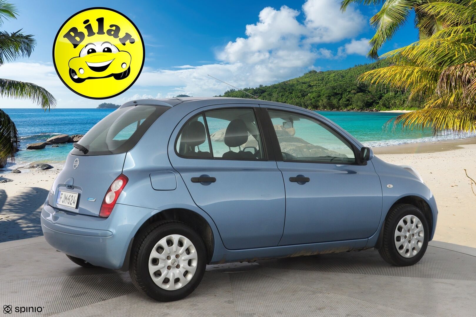 Nissan Micra 2009 1,2 59 Visia 5-vaiht. 5-ov. - Lohko | Ilmastointi | 2x Renkaat | Suomi-auto | Huoltokirja