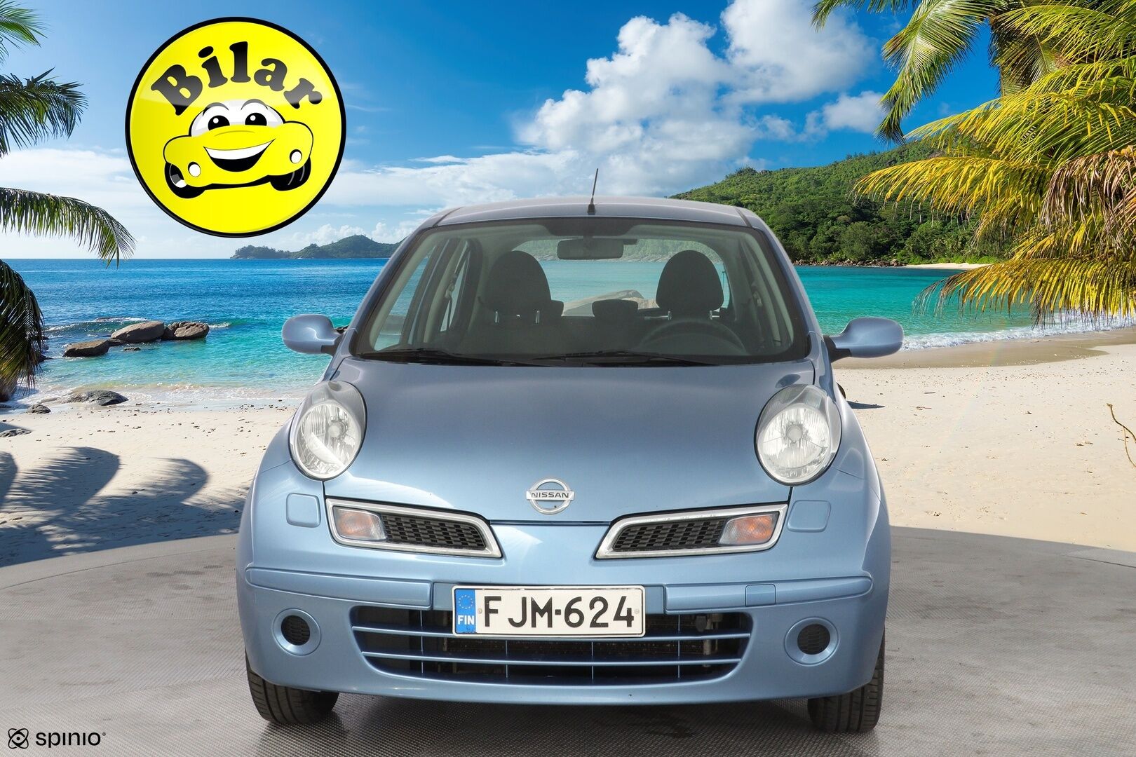 Nissan Micra 2009 1,2 59 Visia 5-vaiht. 5-ov. - Lohko | Ilmastointi | 2x Renkaat | Suomi-auto | Huoltokirja