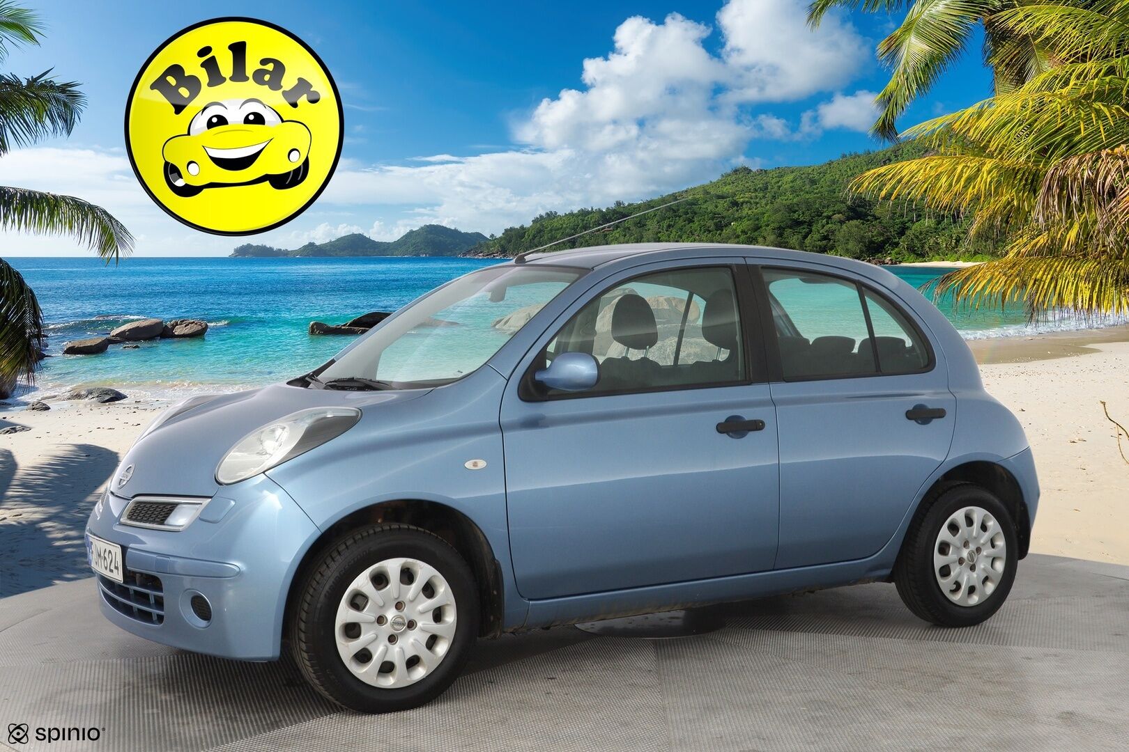 Nissan Micra 2009 1,2 59 Visia 5-vaiht. 5-ov. - Lohko | Ilmastointi | 2x Renkaat | Suomi-auto | Huoltokirja