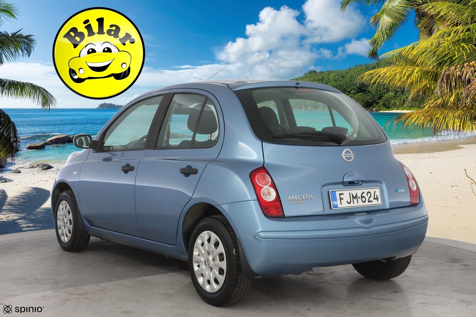 Nissan Micra 2009 1,2 59 Visia 5-vaiht. 5-ov. - Lohko | Ilmastointi | 2x Renkaat | Suomi-auto | Huoltokirja