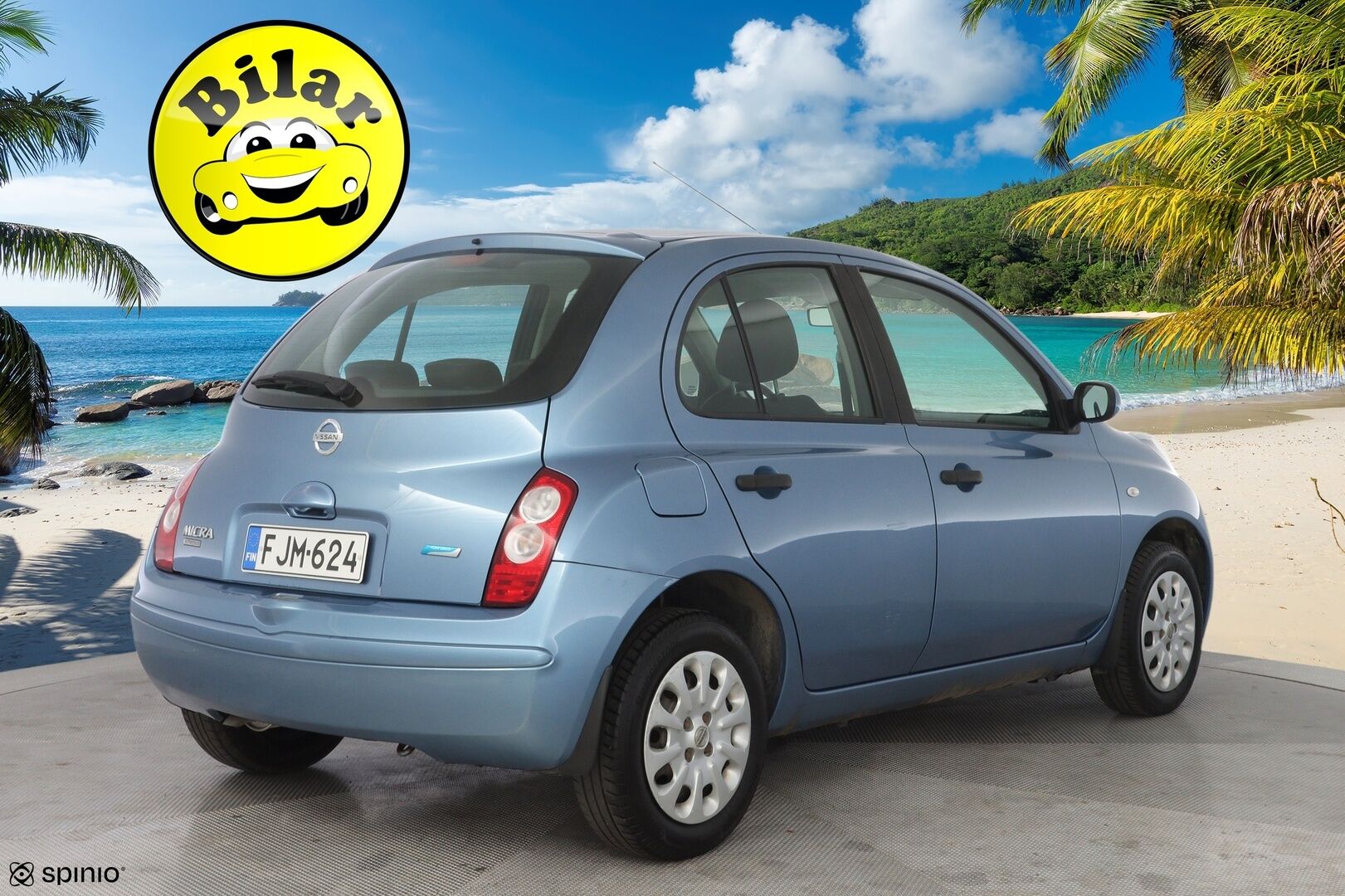 Nissan Micra 2009 1,2 59 Visia 5-vaiht. 5-ov. - Lohko | Ilmastointi | 2x Renkaat | Suomi-auto | Huoltokirja