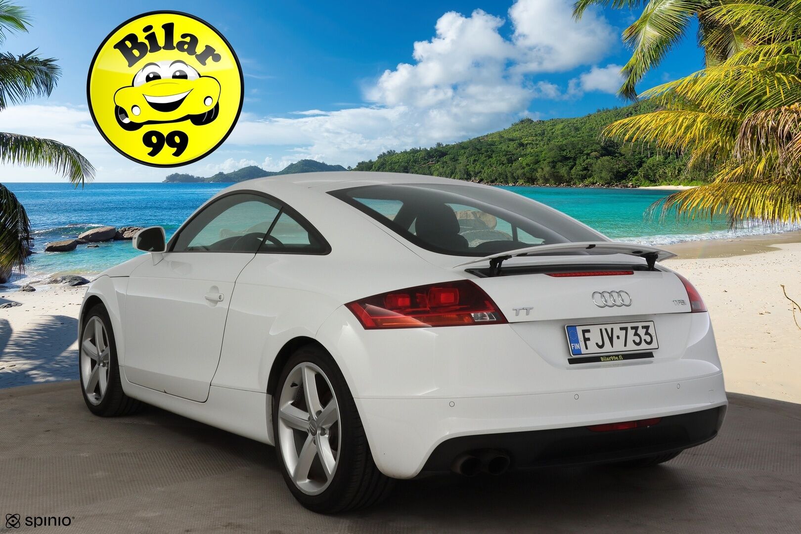Audi TT 2010 Coupé 1,8 TFSI 118 kW * Sähköinen takaspoileri / Xenon / Webasto / Nahka-alcantarat / Tutkat takana * - * Suomi-auto / Kahdet renkaat omilla alumiinivanteilla! *