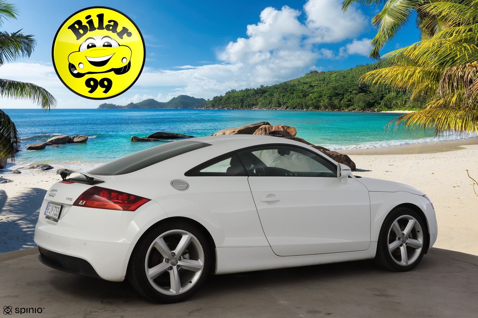 Audi TT 2010 Coupé 1,8 TFSI 118 kW * Sähköinen takaspoileri / Xenon / Webasto / Nahka-alcantarat / Tutkat takana * - * Suomi-auto / Kahdet renkaat omilla alumiinivanteilla! *