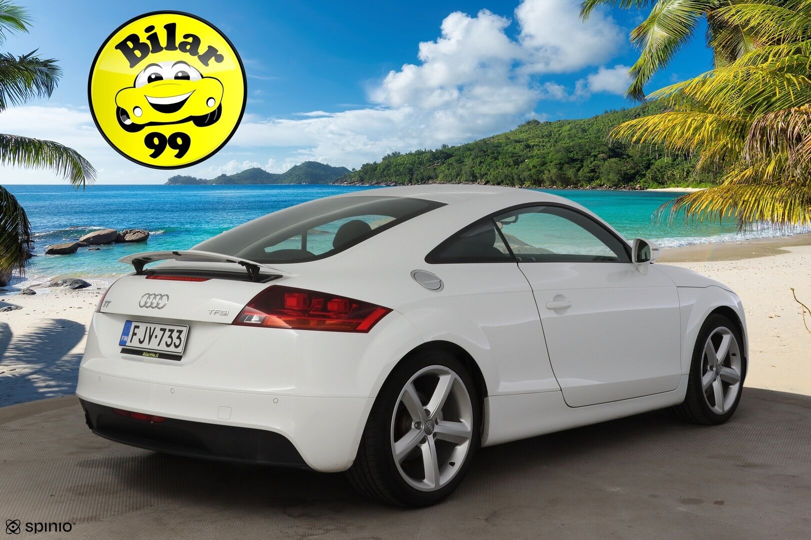 Audi TT 2010 Coupé 1,8 TFSI 118 kW * Sähköinen takaspoileri / Xenon / Webasto / Nahka-alcantarat / Tutkat takana * - * Suomi-auto / Kahdet renkaat omilla alumiinivanteilla! *